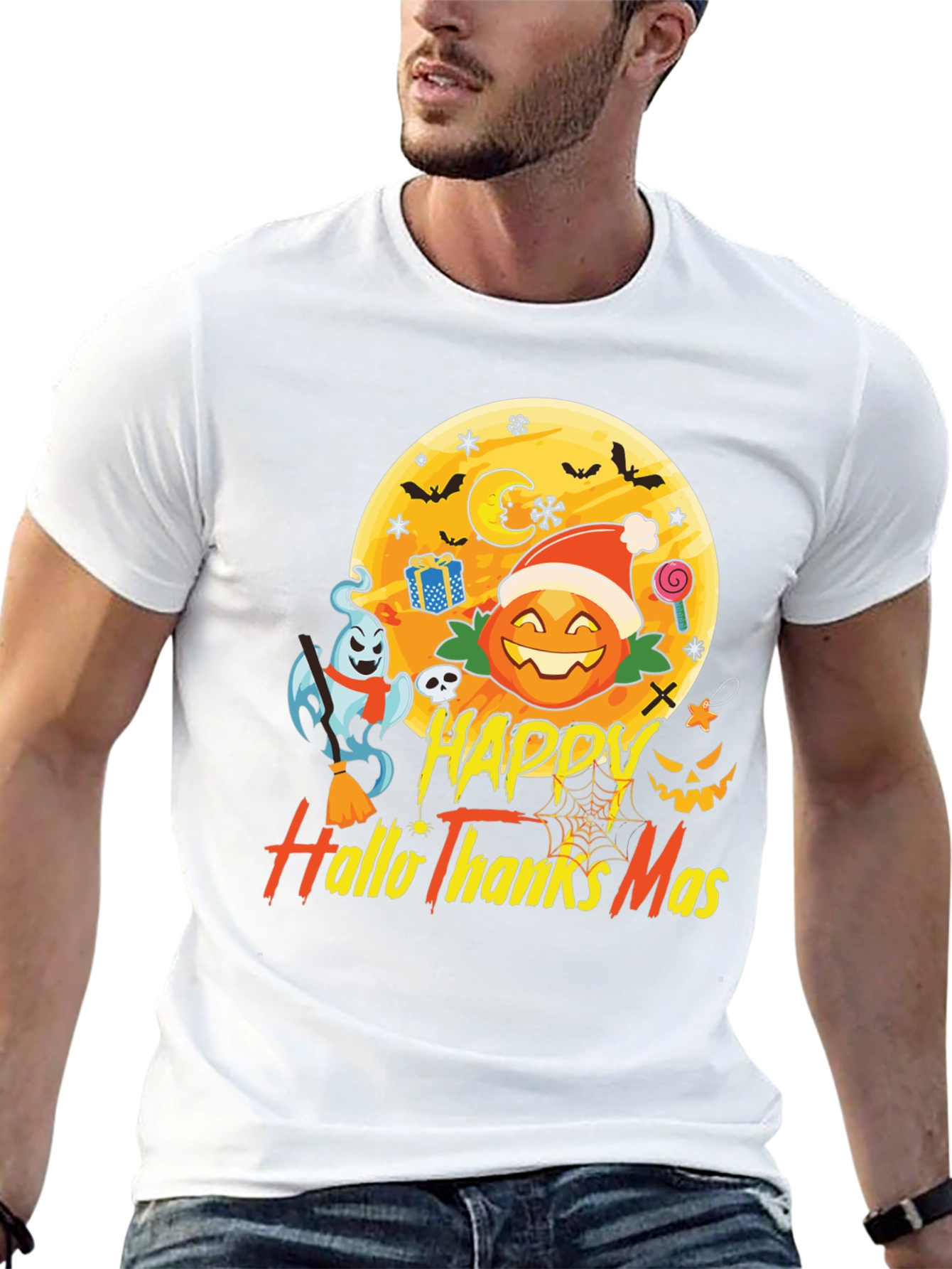 Happy HalloThanksMas T-Shirt