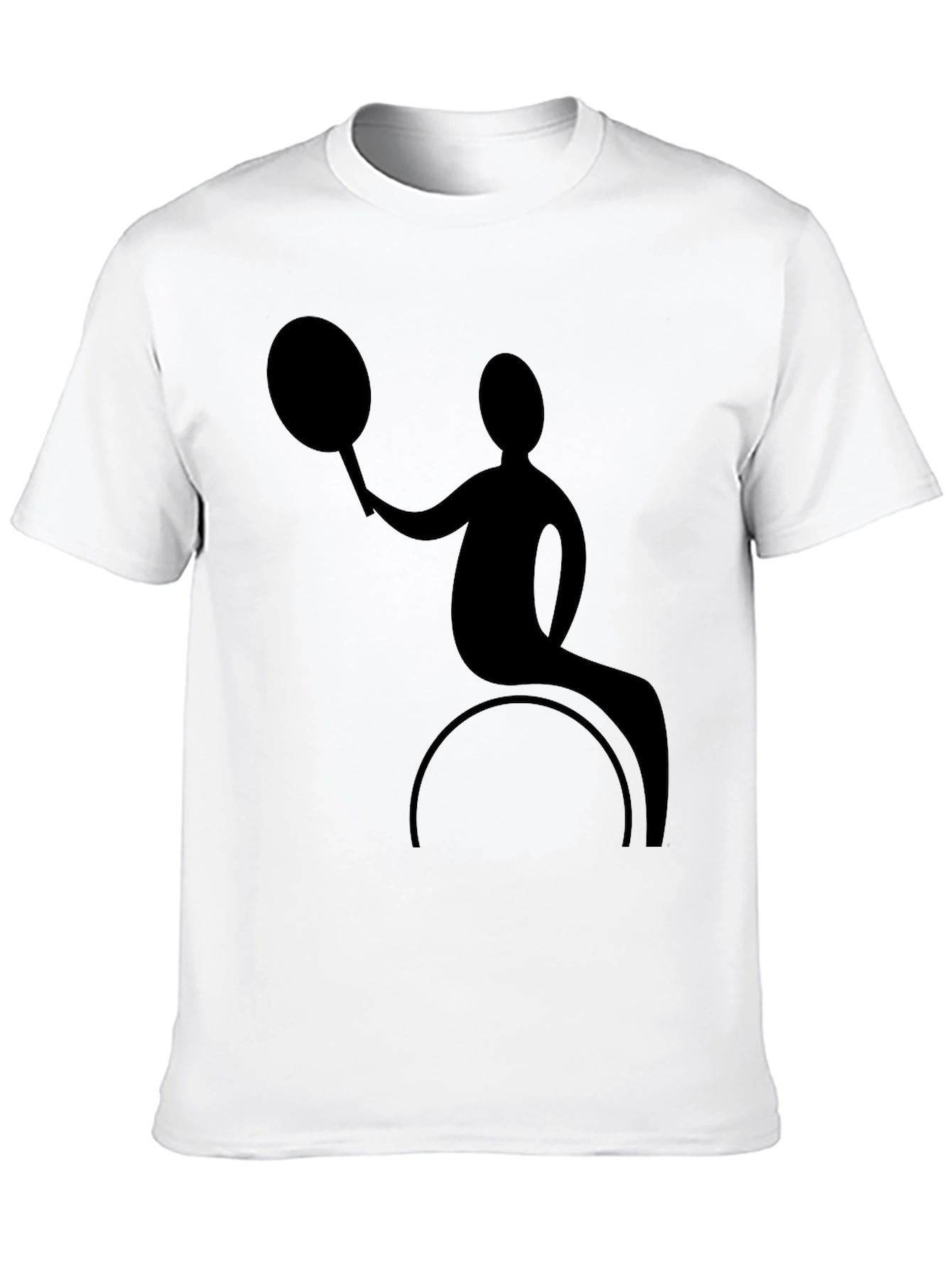 Wheelchair Tennis Graphic Tee - Black