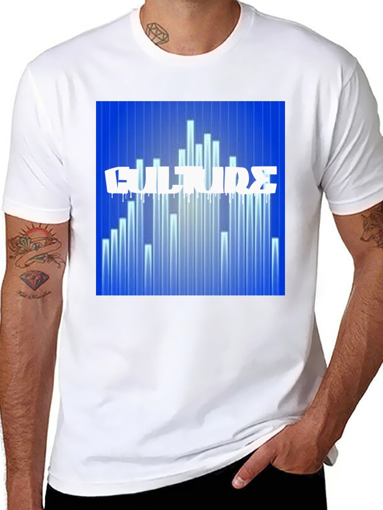 Culture Graphic Print Black T-Shirt