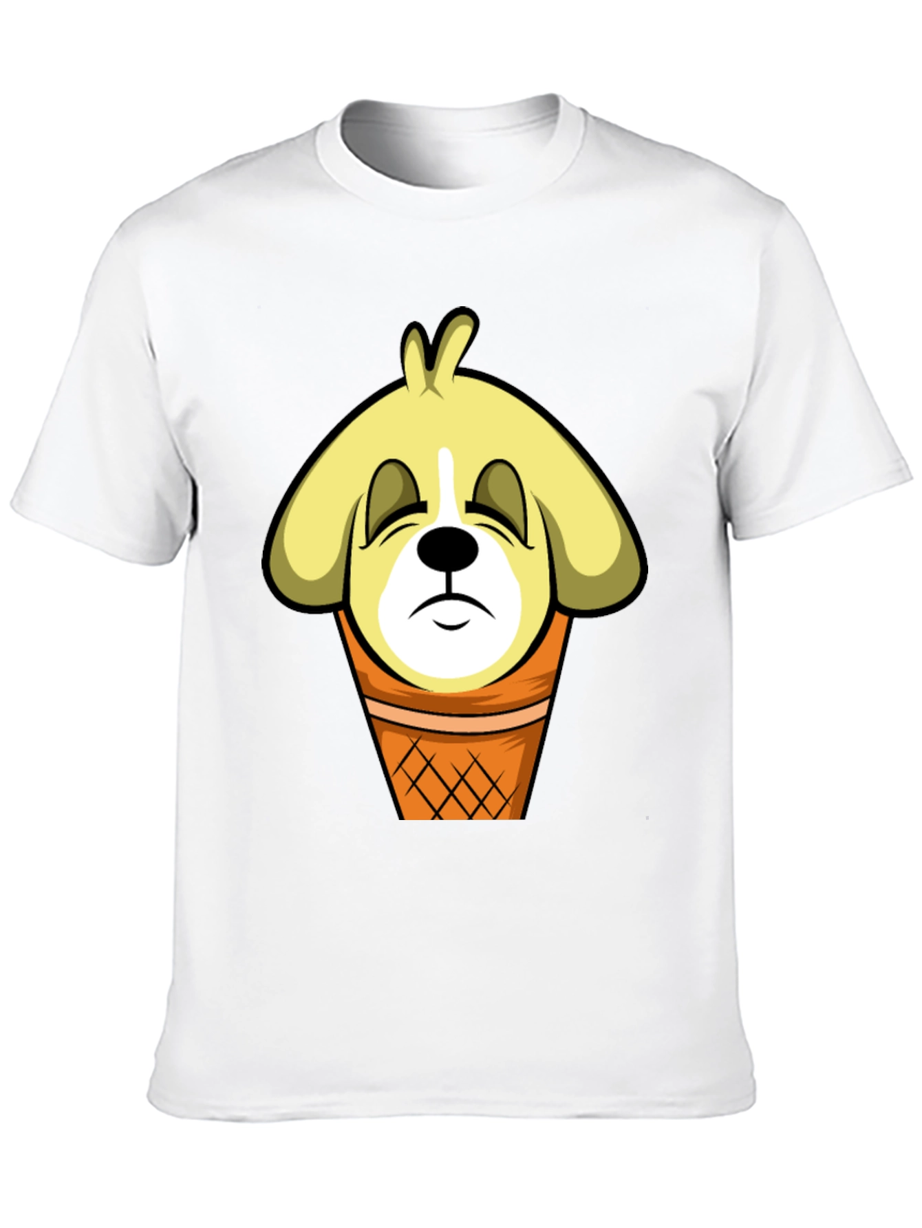 Funny Dog Ice Cream Cone T-Shirt