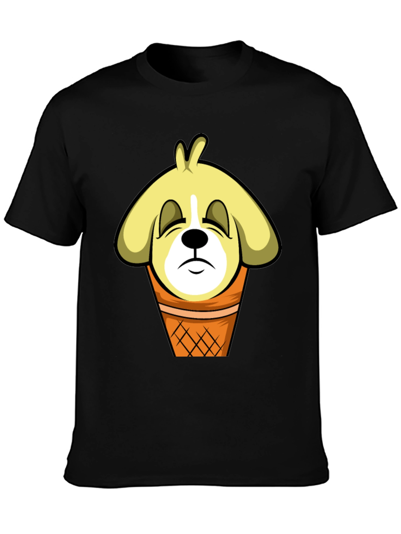 Funny Dog Ice Cream Cone T-Shirt