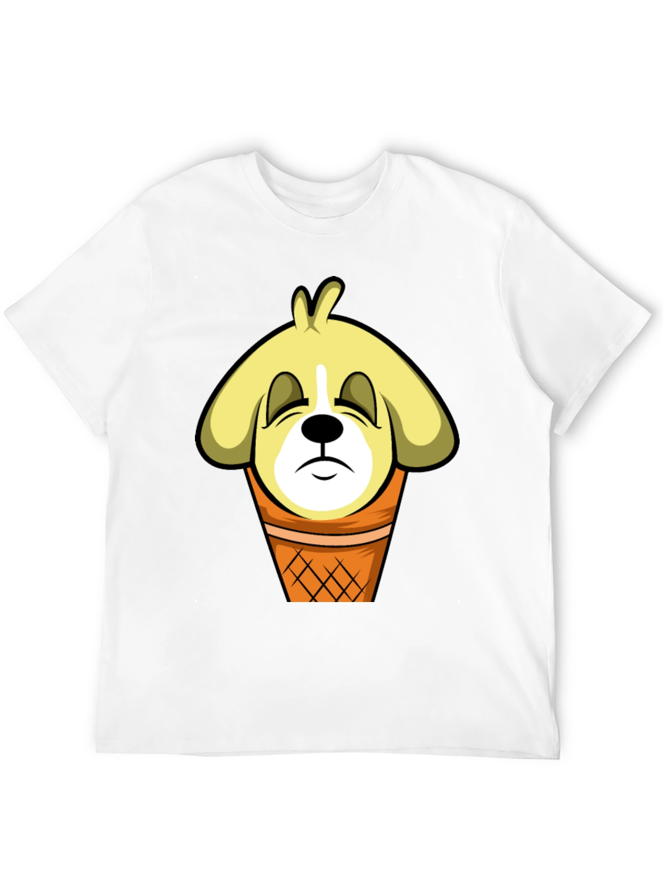 Funny Dog Ice Cream Cone T-Shirt