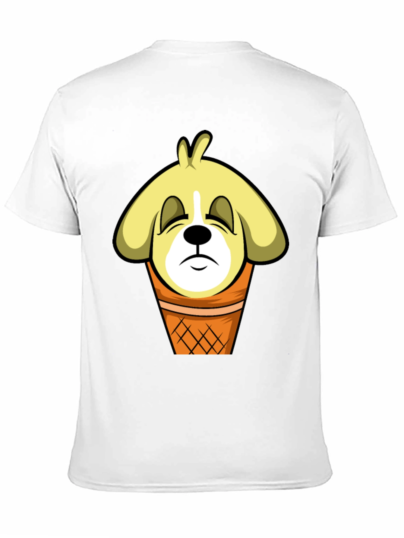 Funny Dog Ice Cream Cone T-Shirt