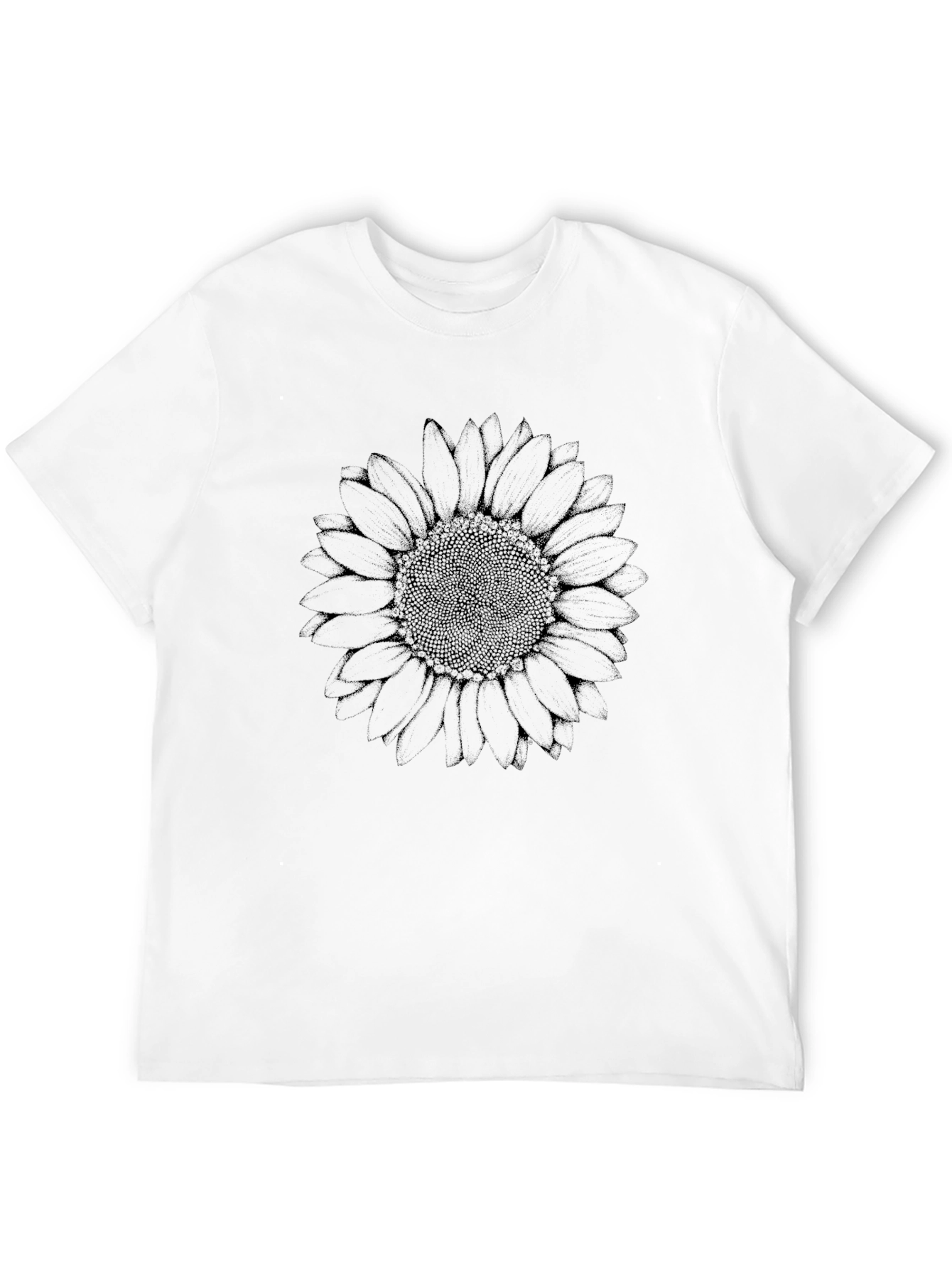 Sunflower Graphic Black T-Shirt - Modern Style