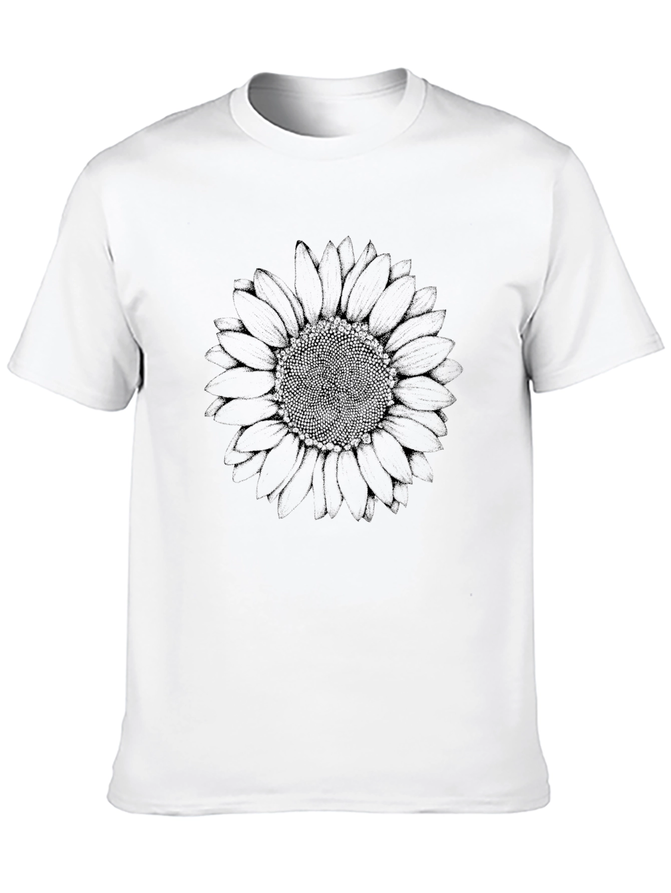 Sunflower Graphic Black T-Shirt - Modern Style