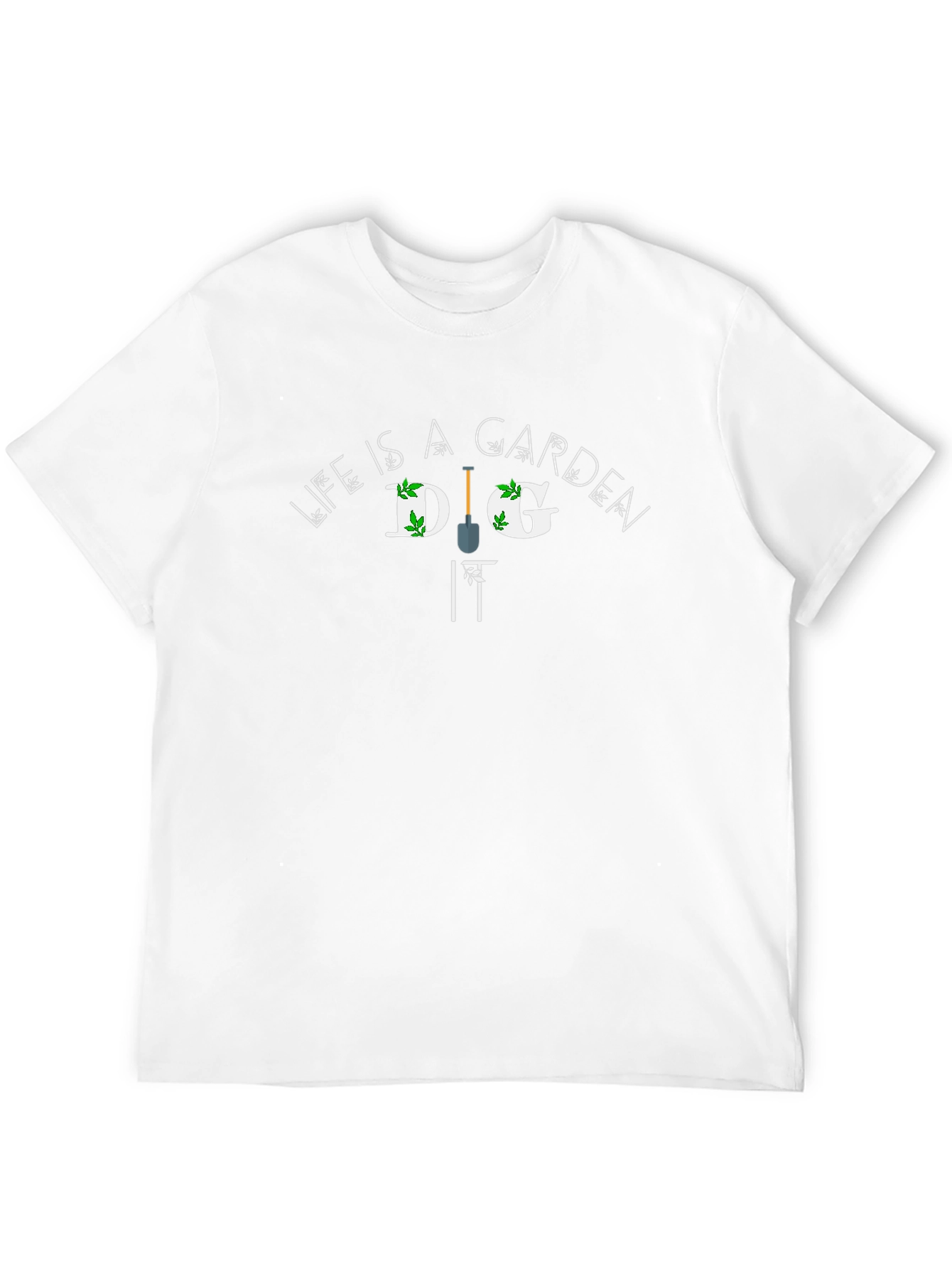 Life is a Garden Dig It Black Graphic Tee