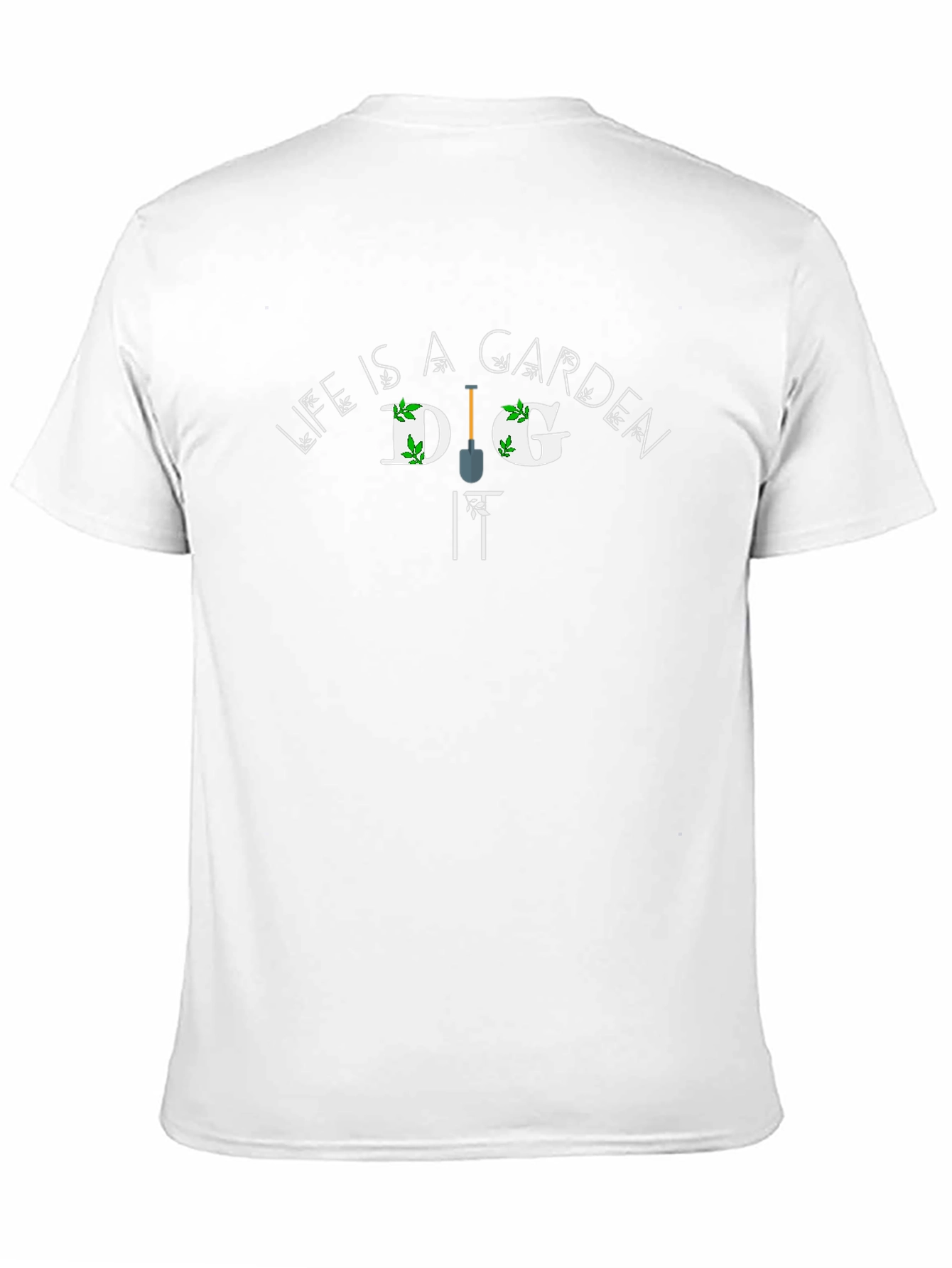 Life is a Garden Dig It Black Graphic Tee