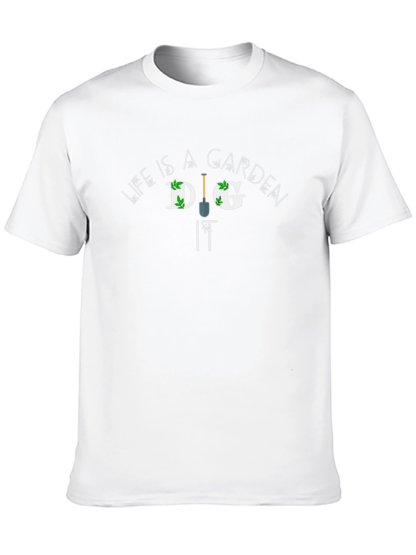 Life is a Garden Dig It Black Graphic Tee