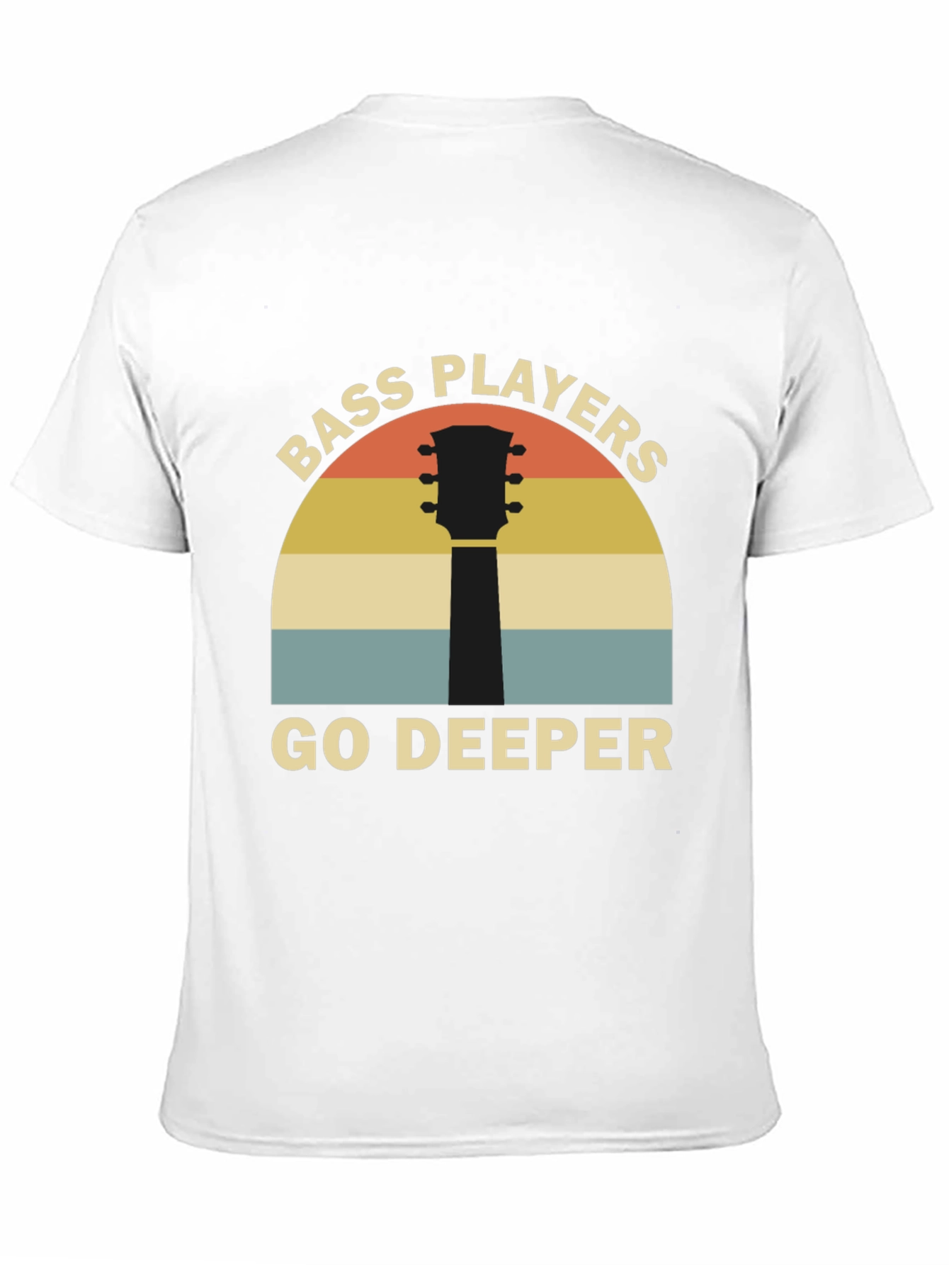 Bass Players Go Deeper Black T-Shirt