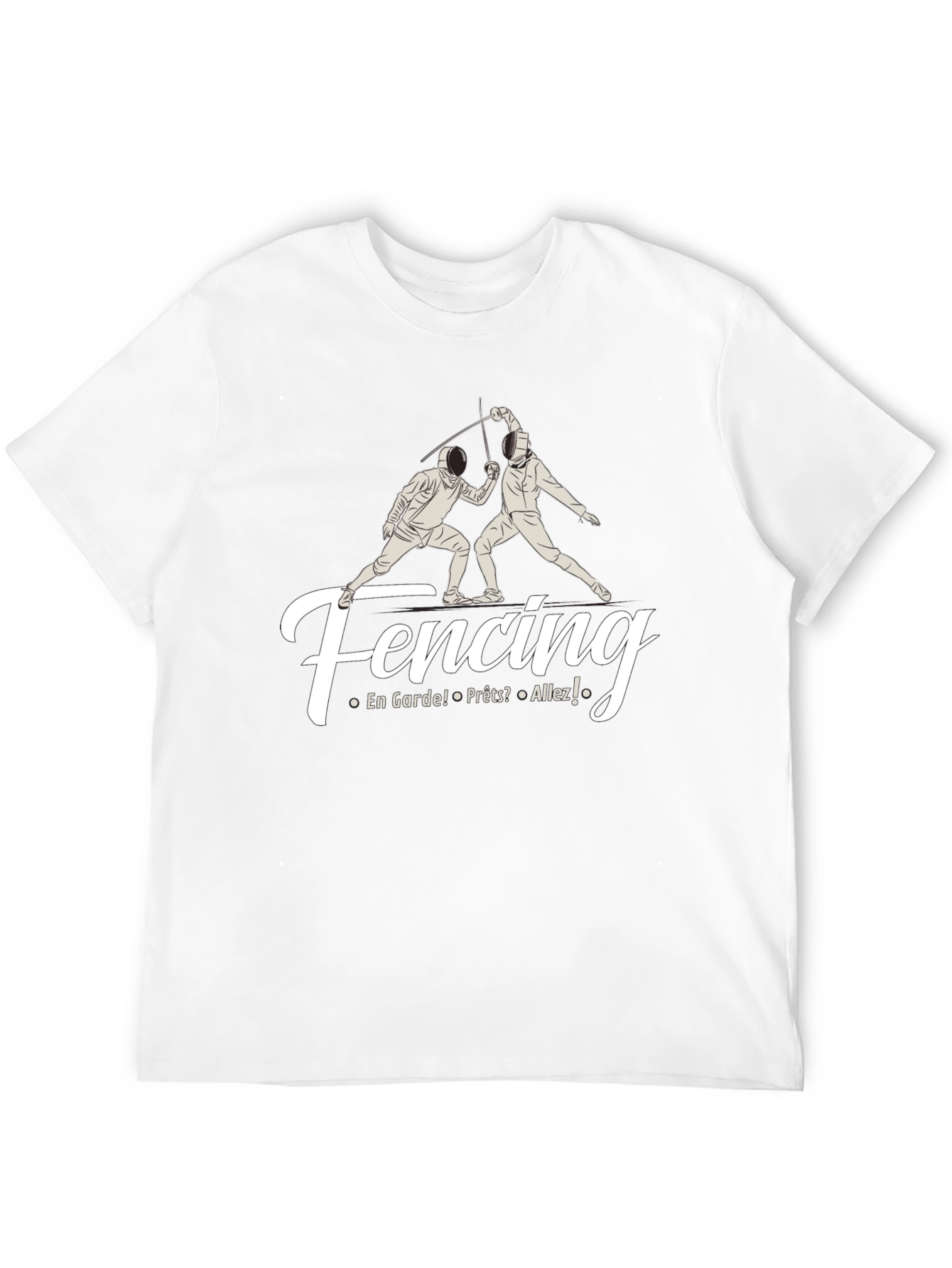 Fencing T-Shirt - En Garde! Design