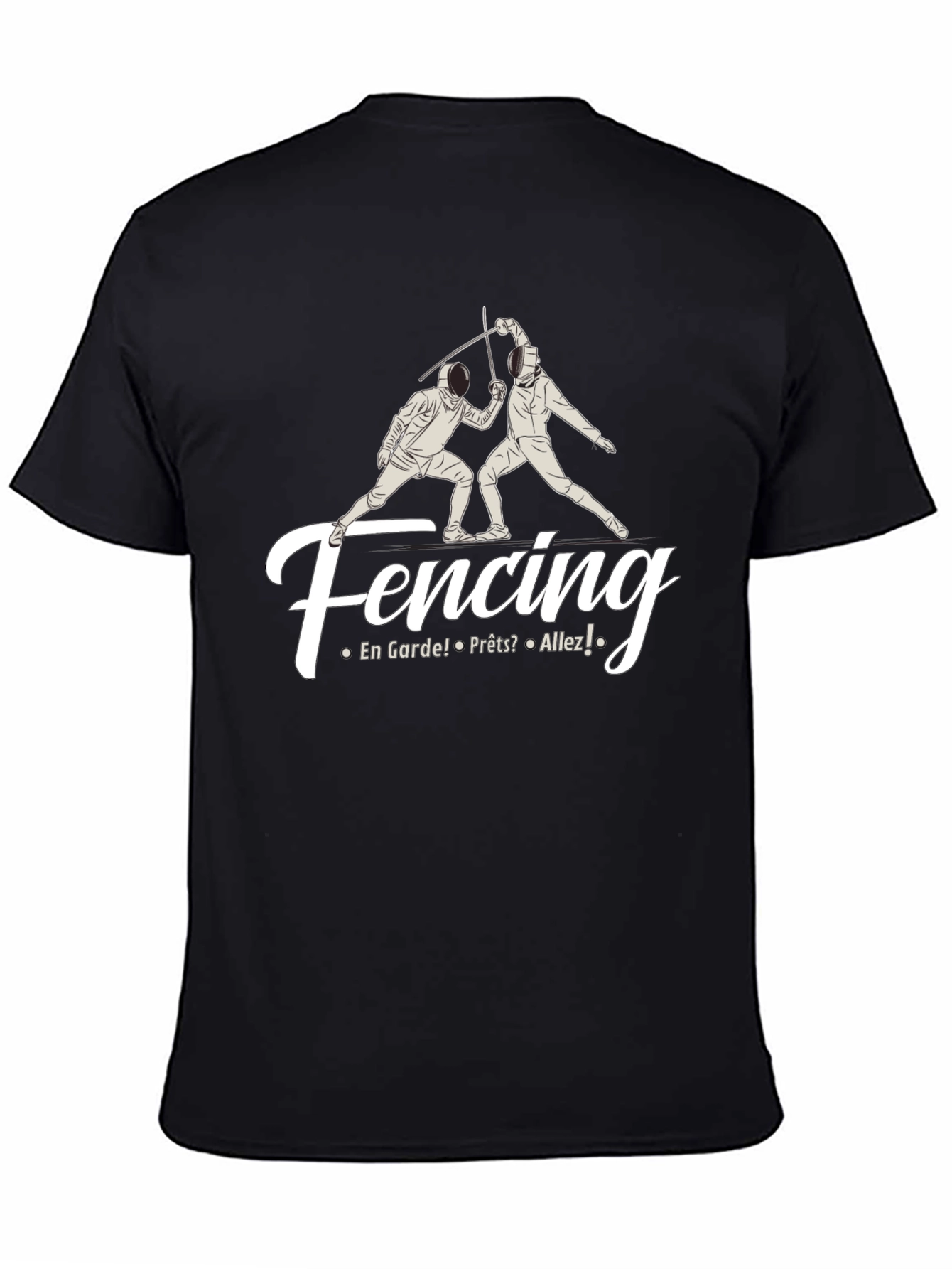 Fencing T-Shirt - En Garde! Design