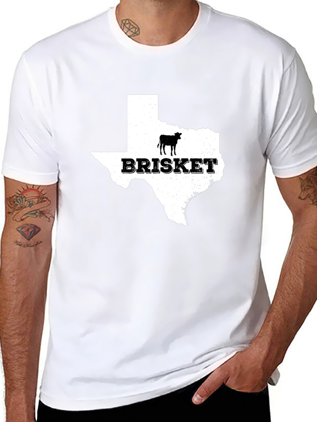 Texas Brisket T-Shirt - BBQ Lover Tee