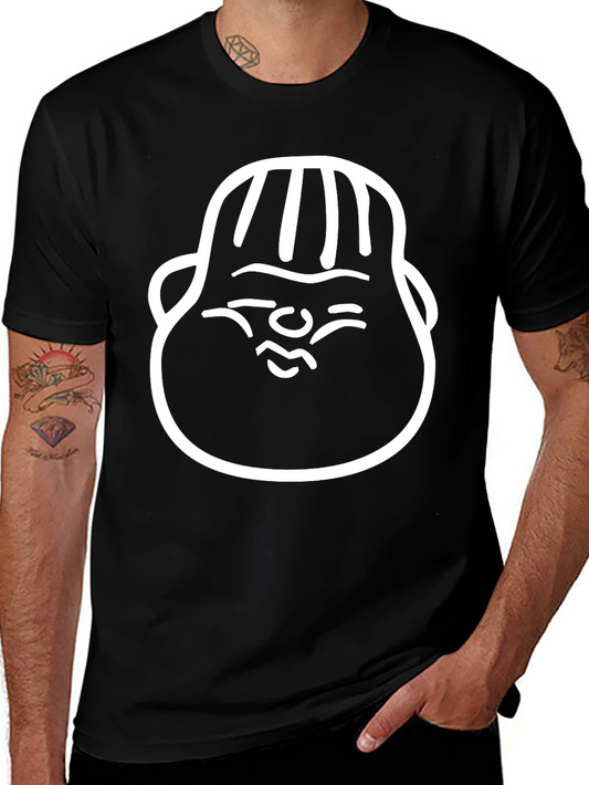 Dumpling Face Graphic Tee - Unisex Black T-Shirt