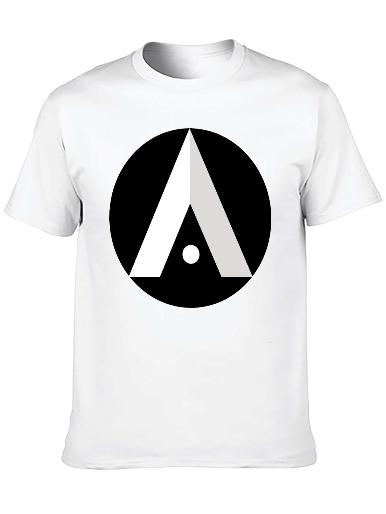 Abstract Graphic Tee - Modern Black T-Shirt