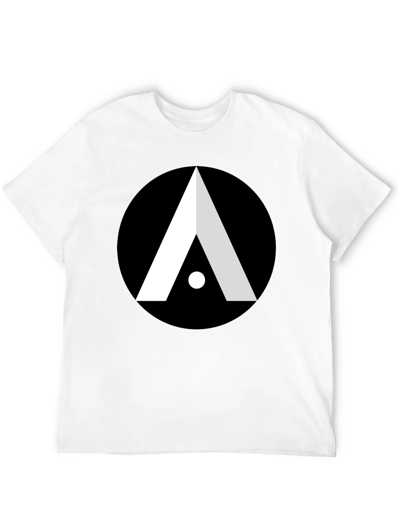 Abstract Graphic Tee - Modern Black T-Shirt