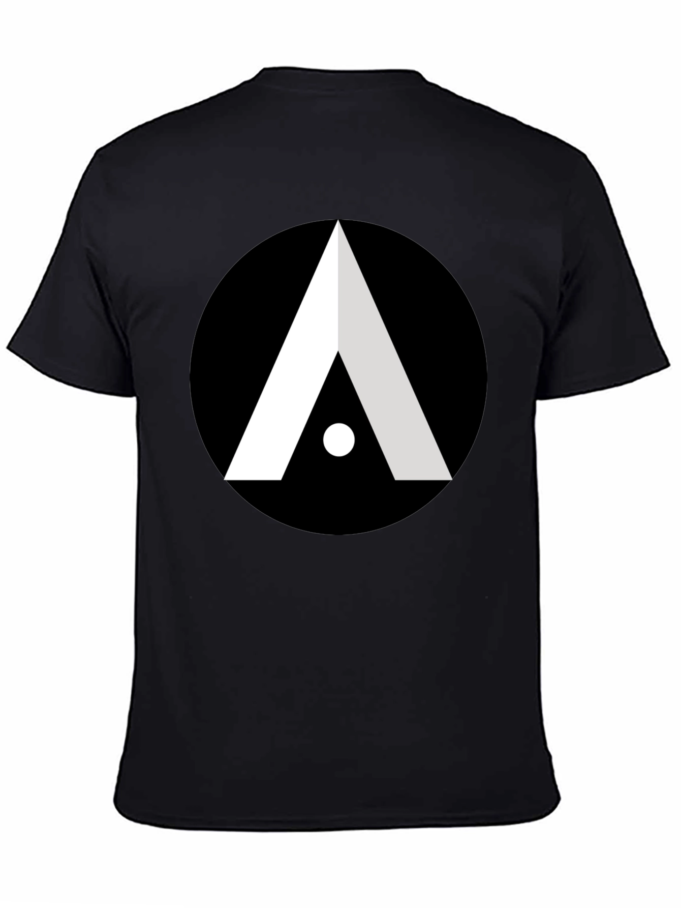 Abstract Graphic Tee - Modern Black T-Shirt