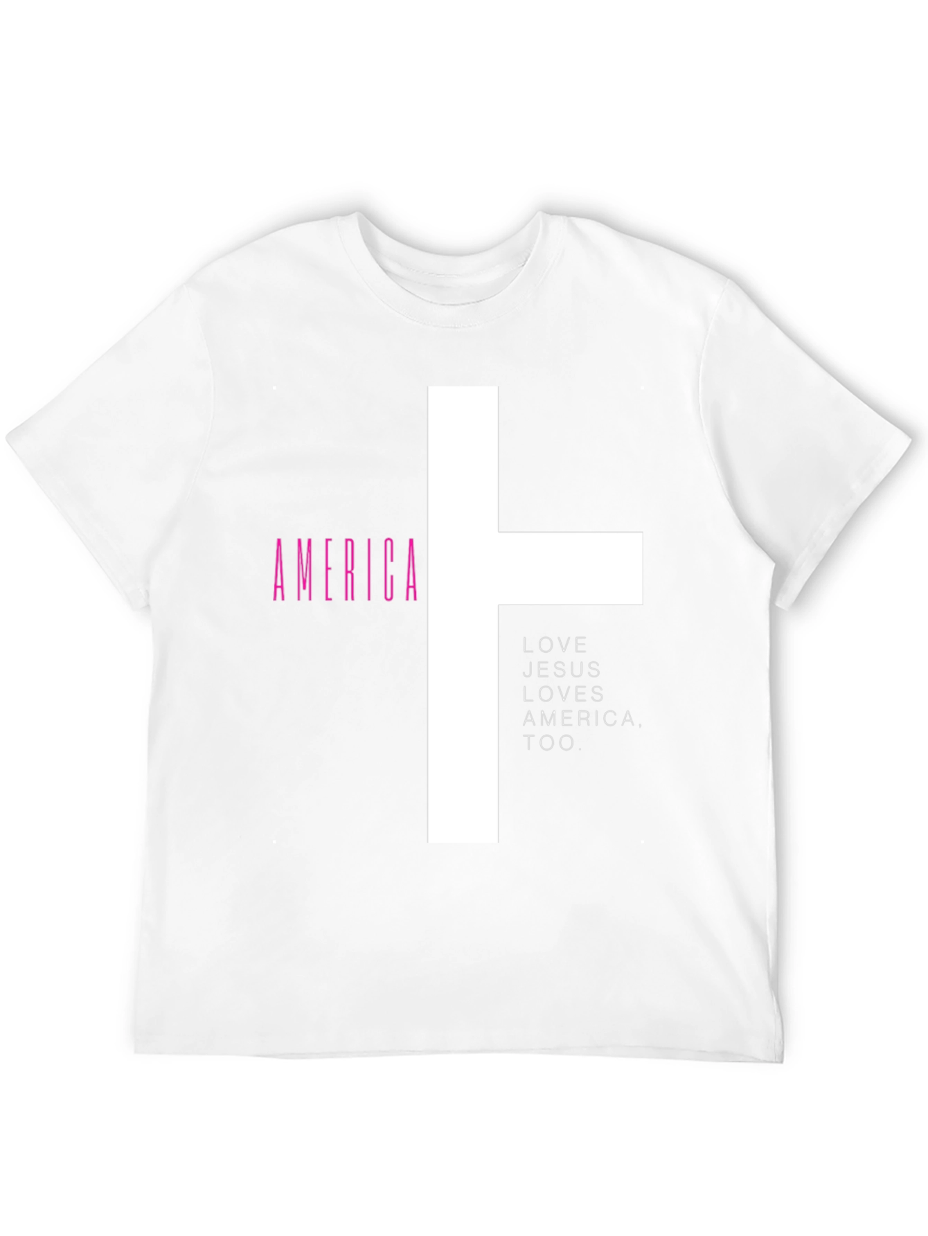 Love Jesus Loves America Graphic Tee