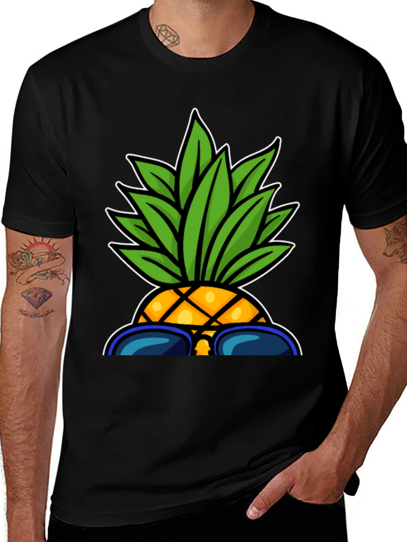 Cool Pineapple Graphic Tee - Summer Vibes!
