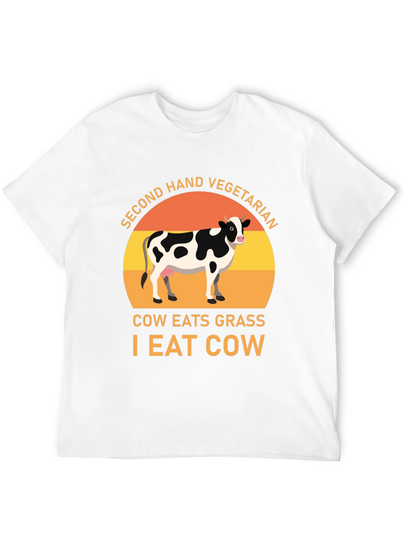 Second Hand Vegetarian Graphic T-Shirt