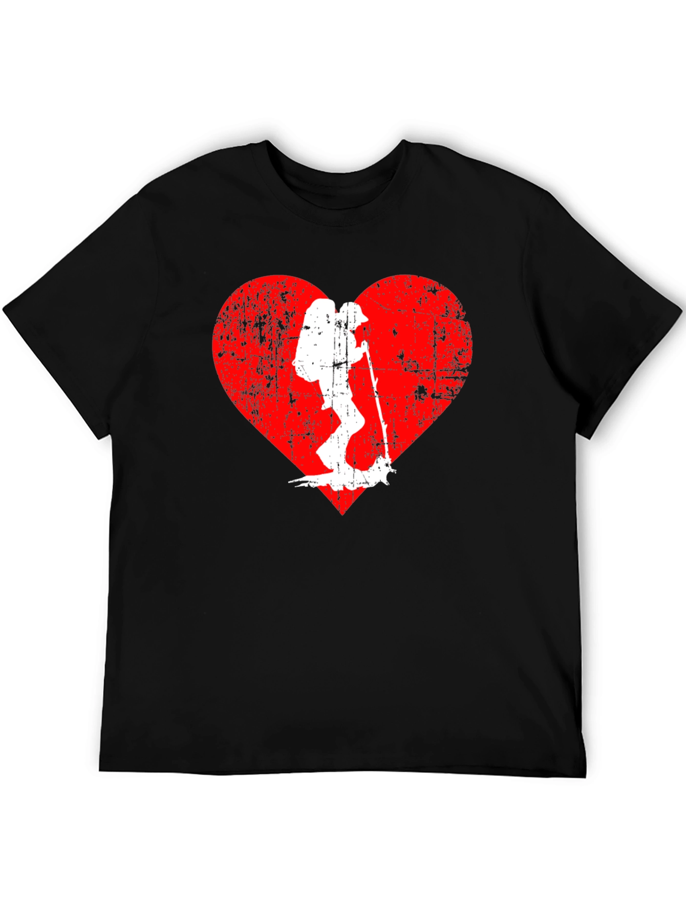 Hiking Heart T-Shirt - Adventure Lover Tee