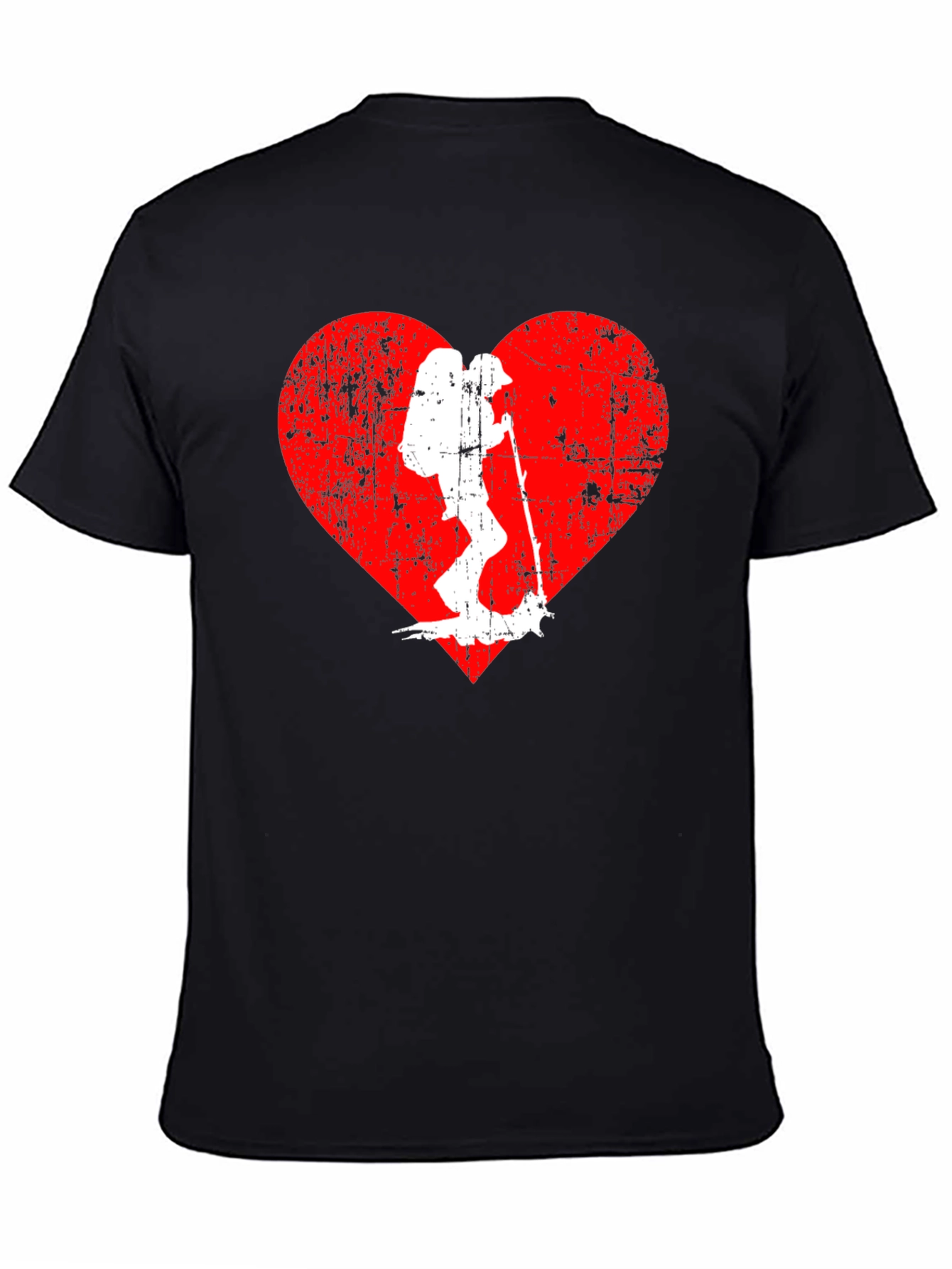 Hiking Heart T-Shirt - Adventure Lover Tee