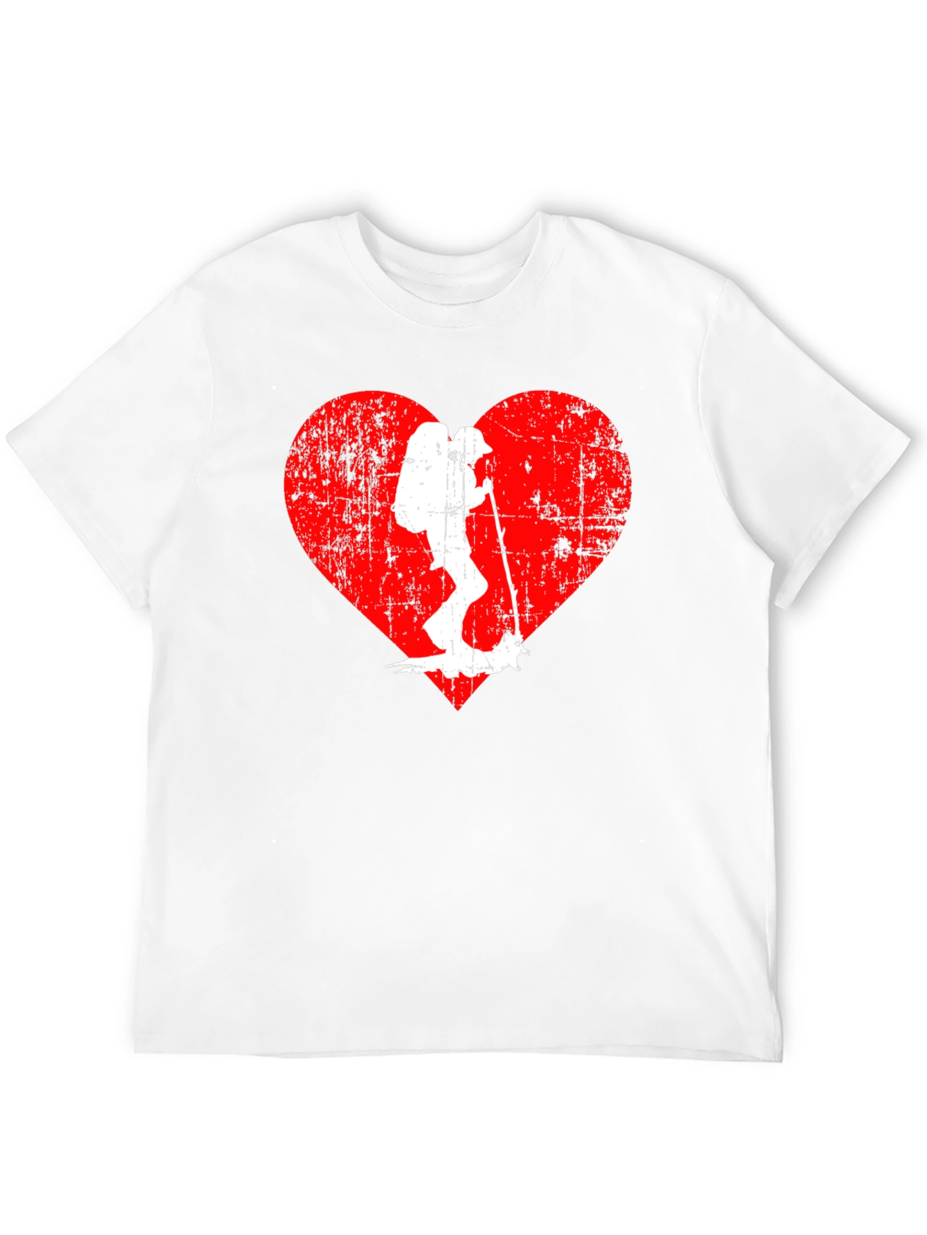 Hiking Heart T-Shirt - Adventure Lover Tee