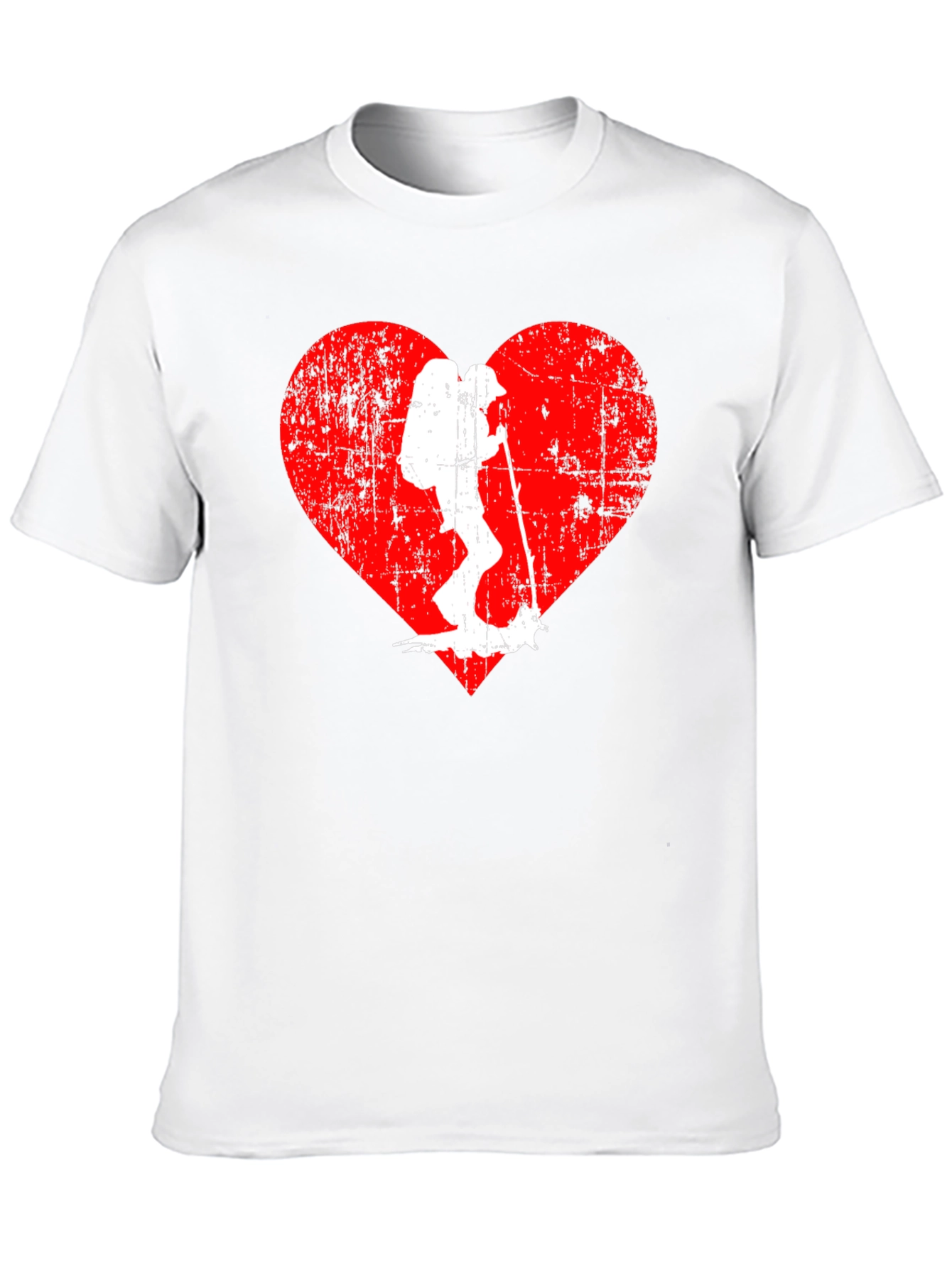 Hiking Heart T-Shirt - Adventure Lover Tee