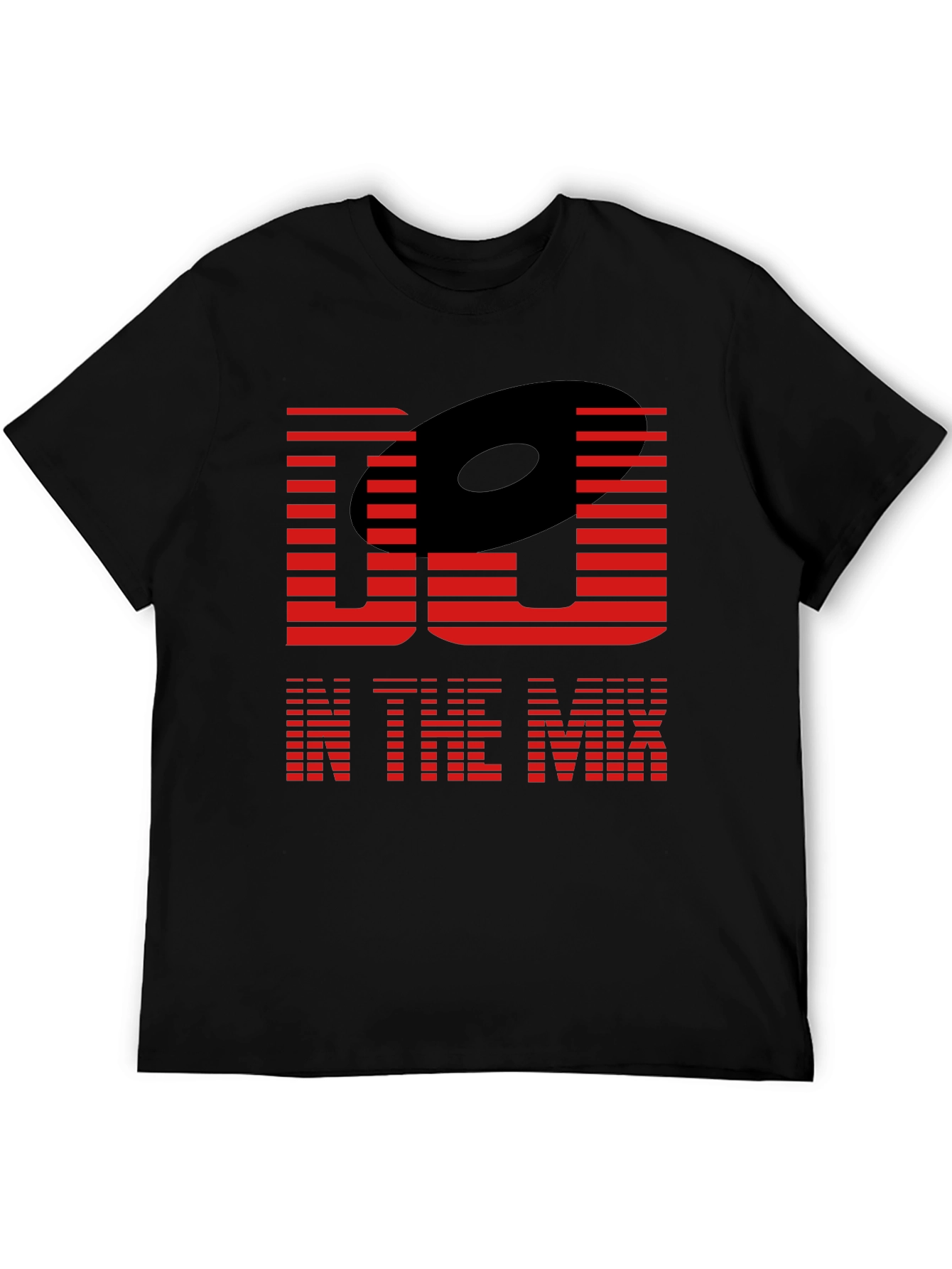 DJ In The Mix Graphic Tee - Black