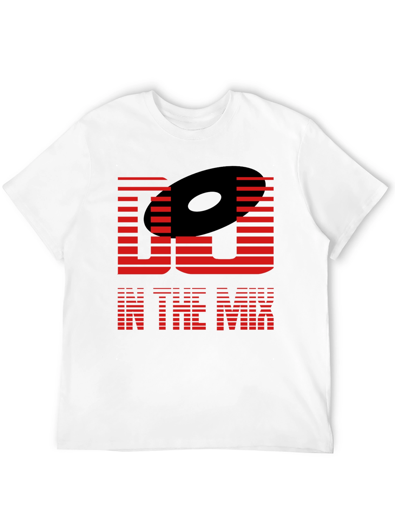DJ In The Mix Graphic Tee - Black