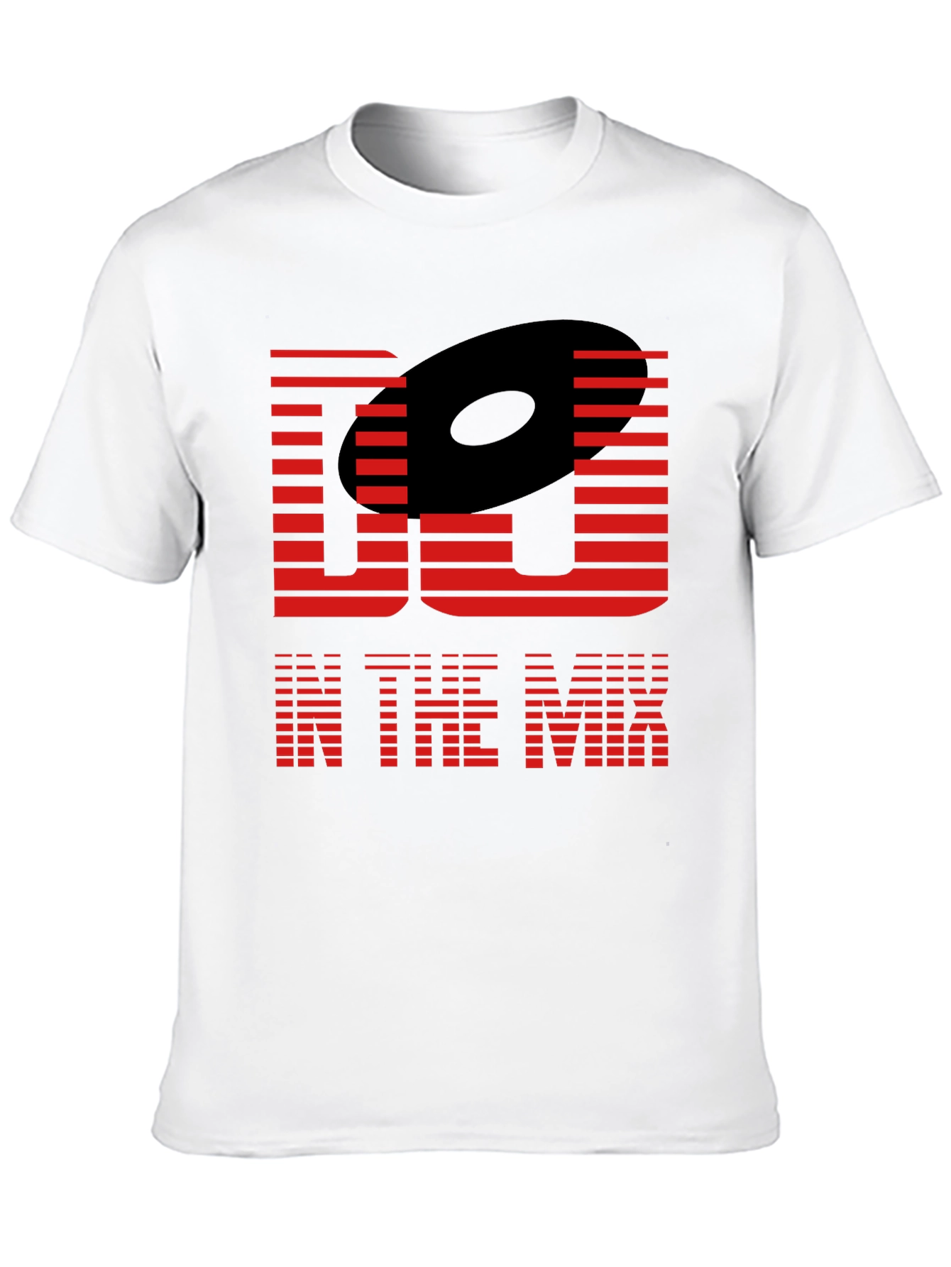 DJ In The Mix Graphic Tee - Black