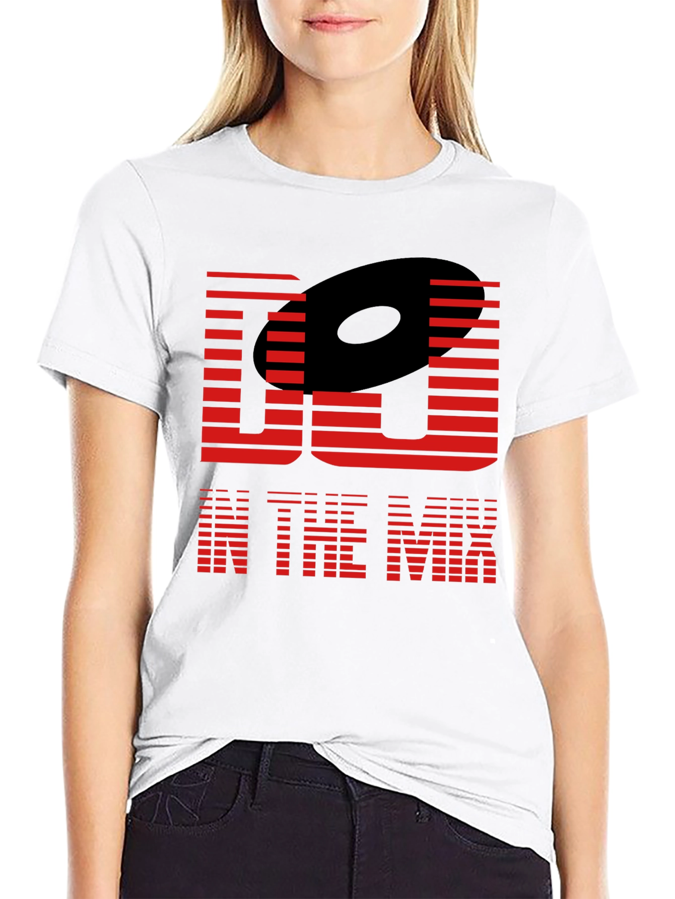 DJ In The Mix Graphic Tee - Black