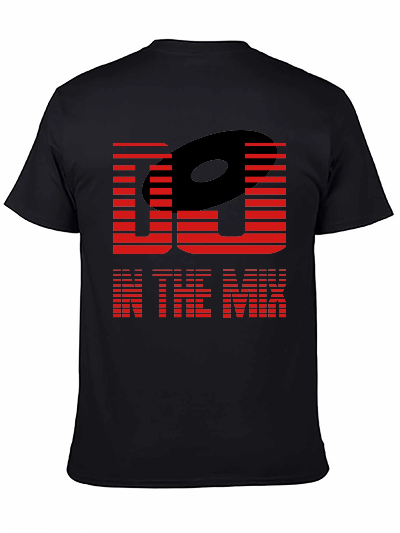 DJ In The Mix Graphic Tee - Black