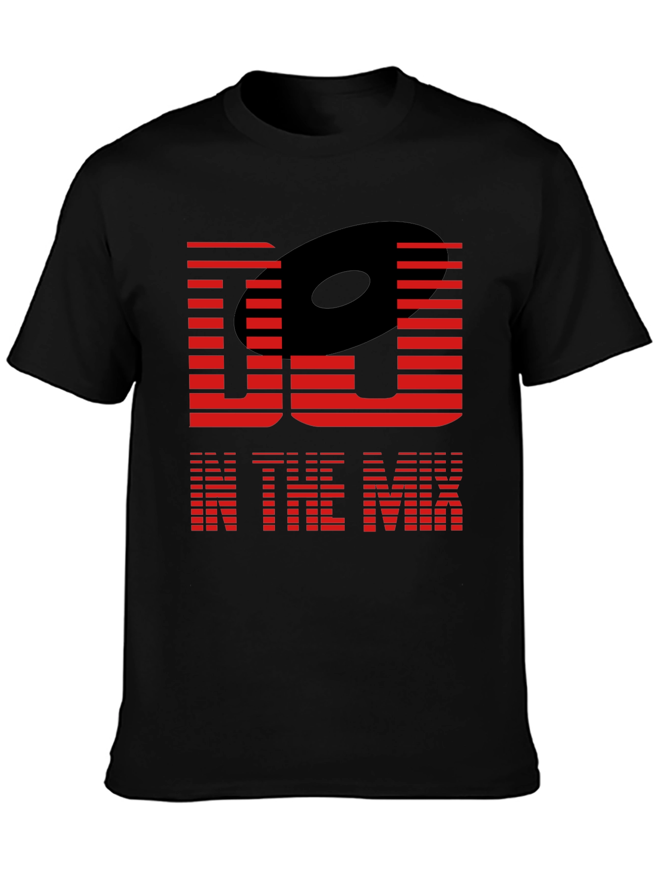 DJ In The Mix Graphic Tee - Black