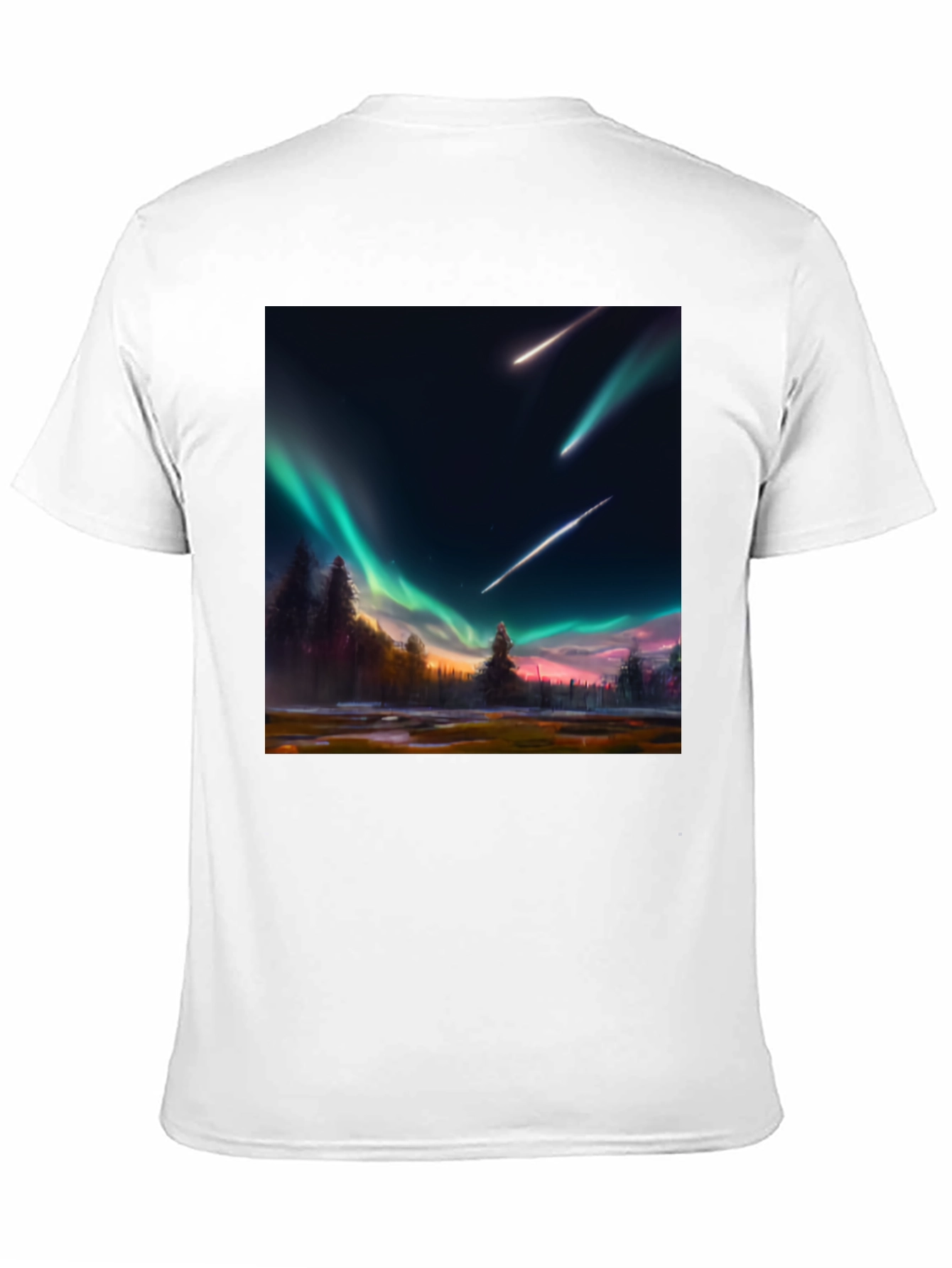 Aurora Meteor Shower Graphic Tee