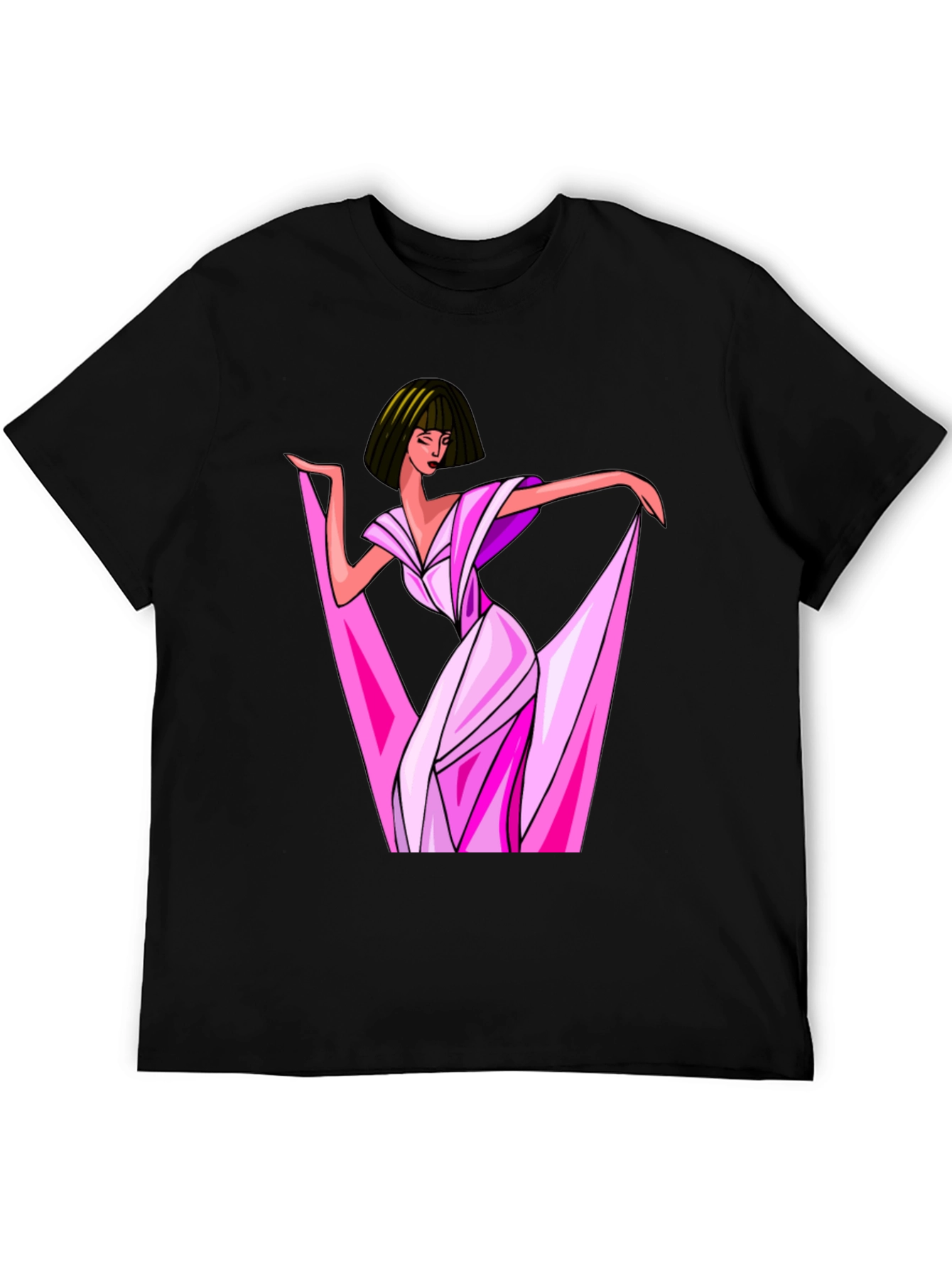 Retro Woman Graphic Tee - Unique Fashion Statement