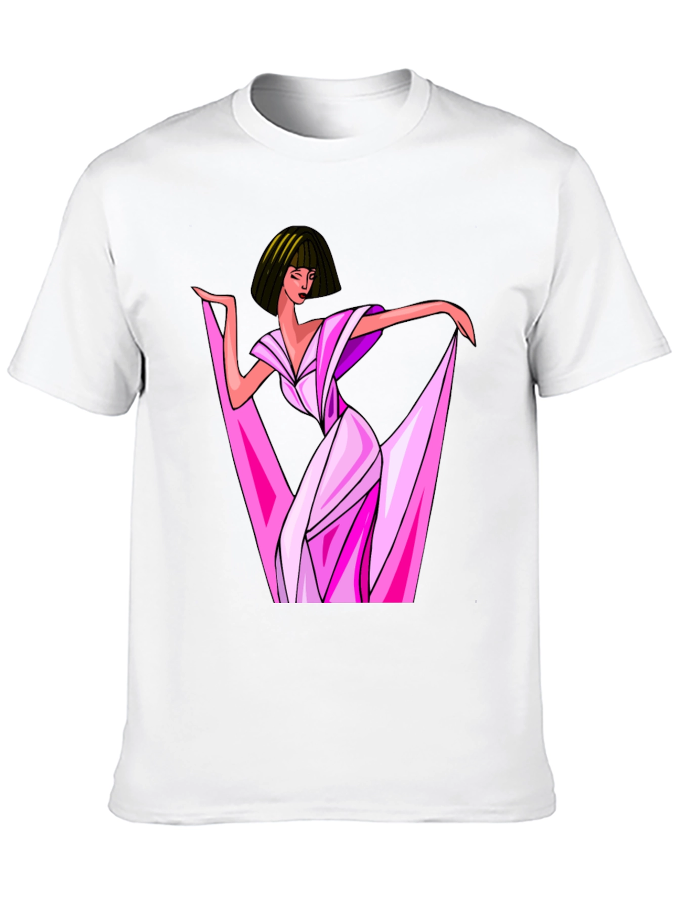 Retro Woman Graphic Tee - Unique Fashion Statement