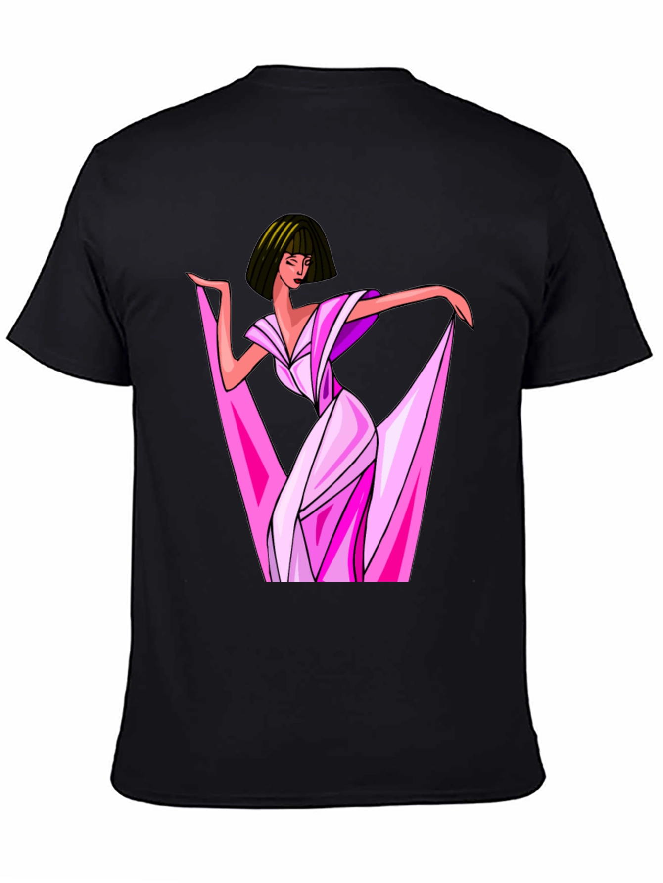 Retro Woman Graphic Tee - Unique Fashion Statement