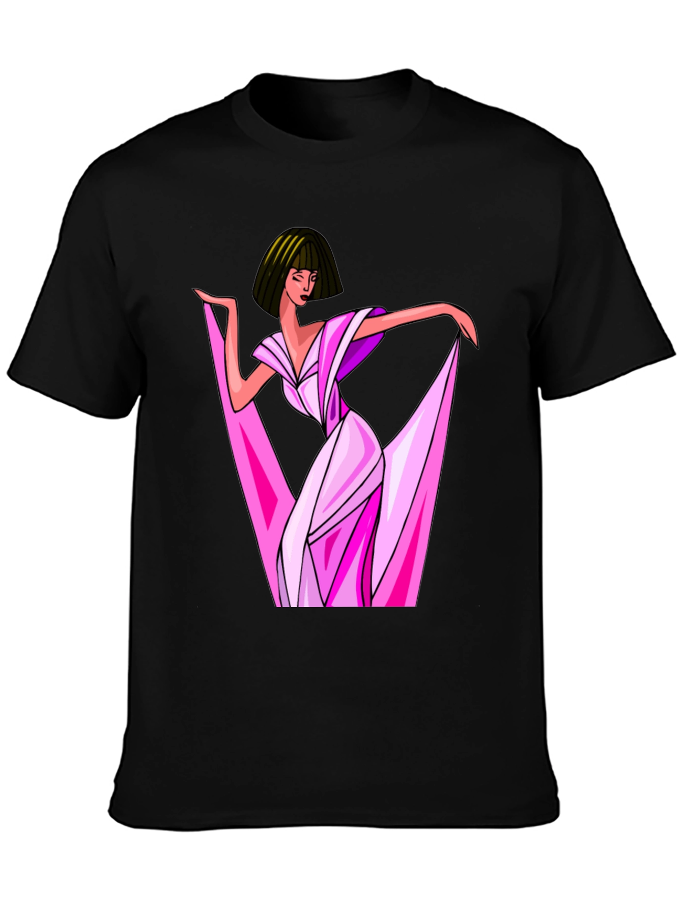 Retro Woman Graphic Tee - Unique Fashion Statement