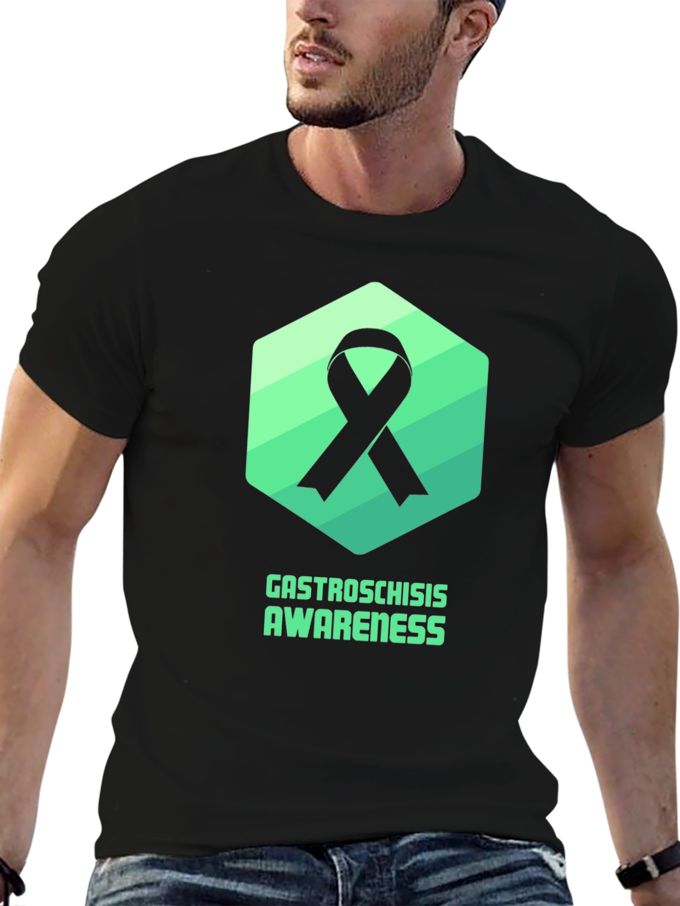 Gastroschisis Awareness Ribbon T-Shirt