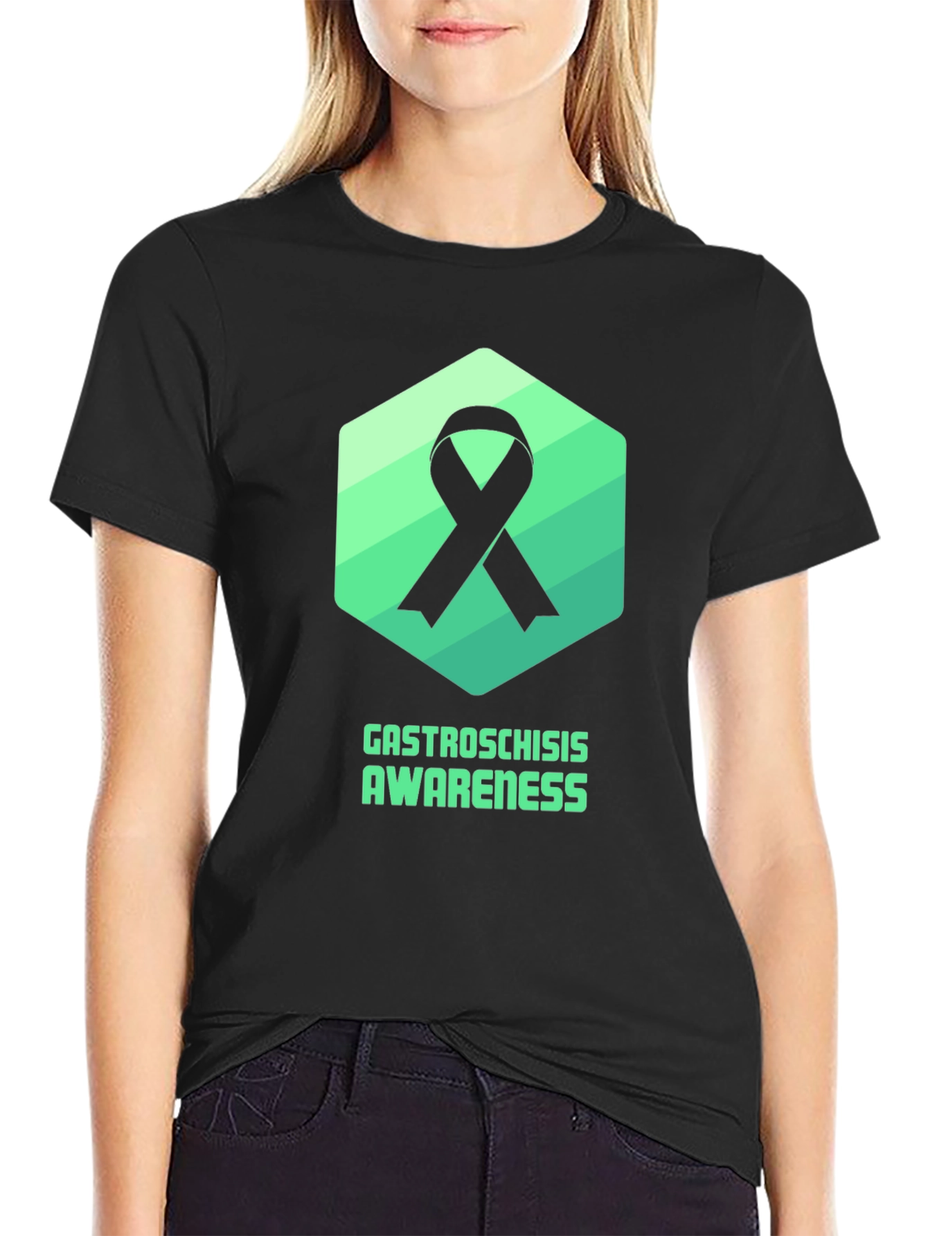 Gastroschisis Awareness Ribbon T-Shirt
