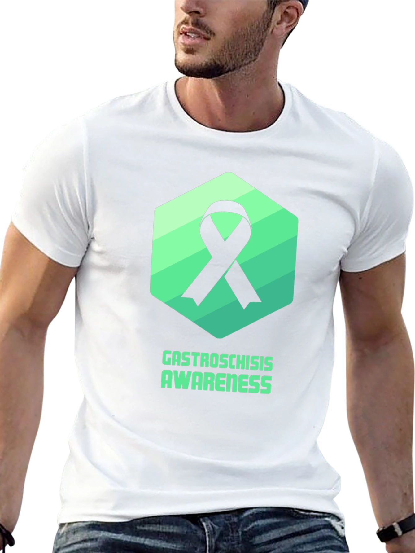 Gastroschisis Awareness Ribbon T-Shirt