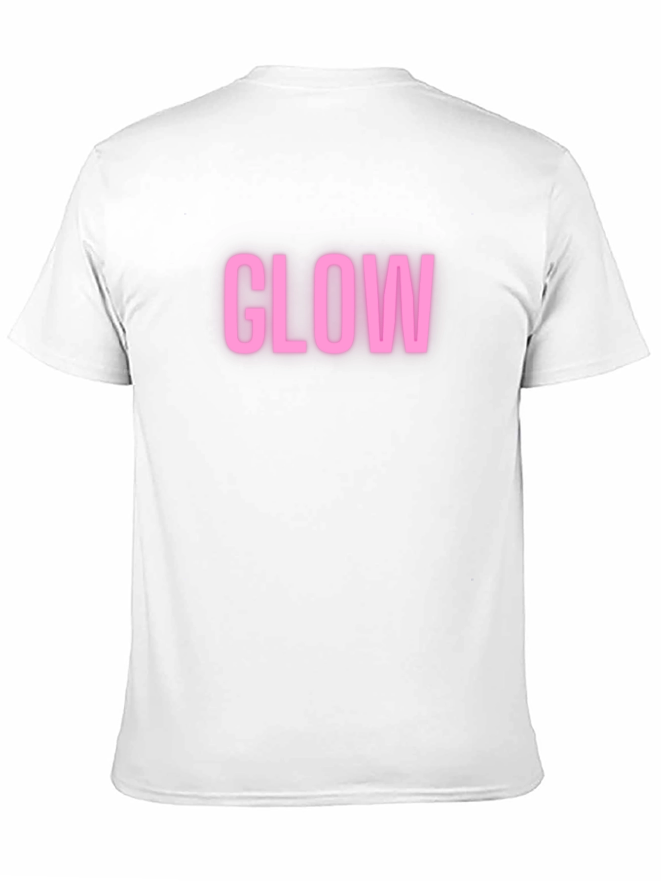 Glow Graphic Tee - Neon Pink Print