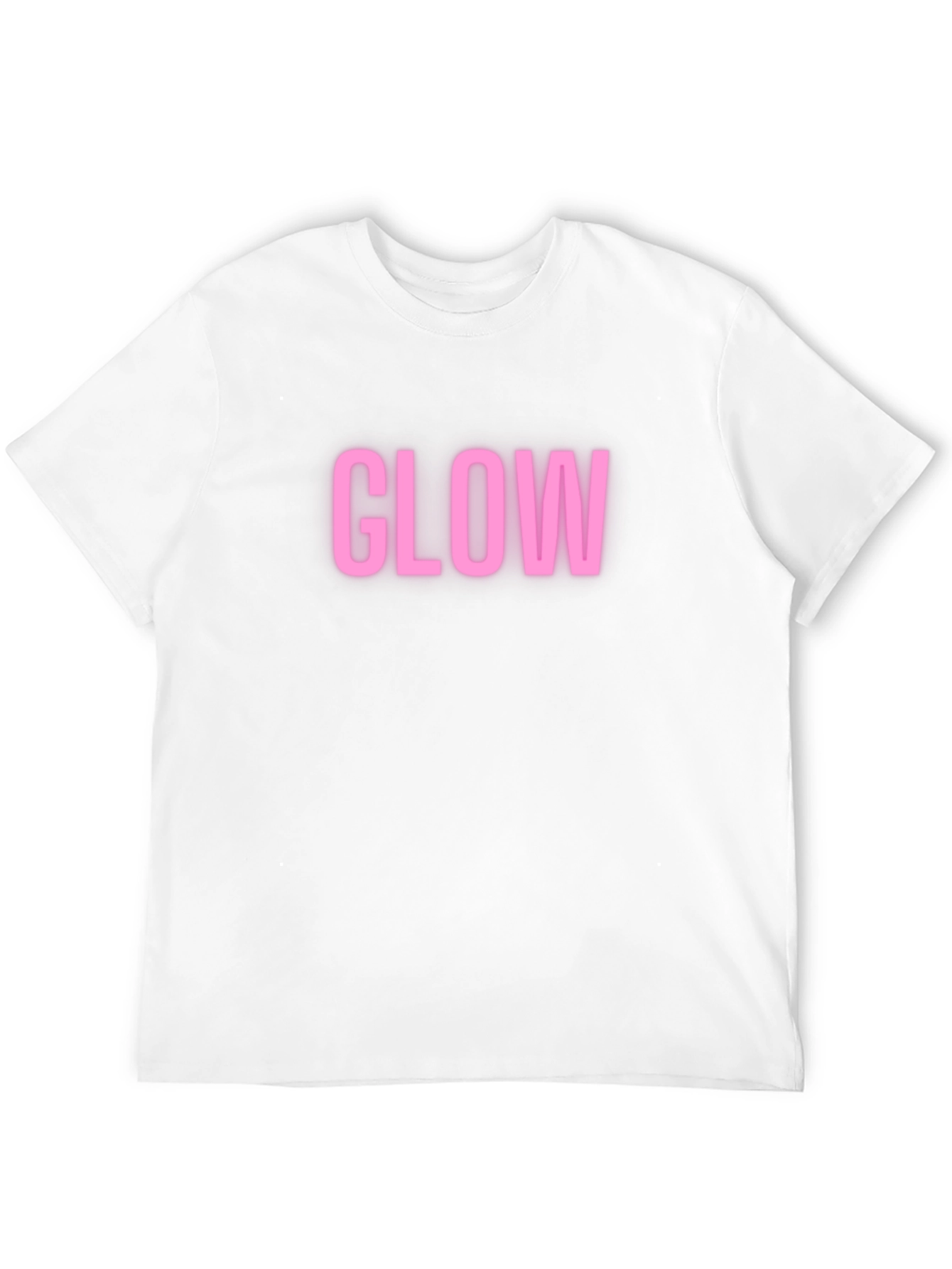 Glow Graphic Tee - Neon Pink Print