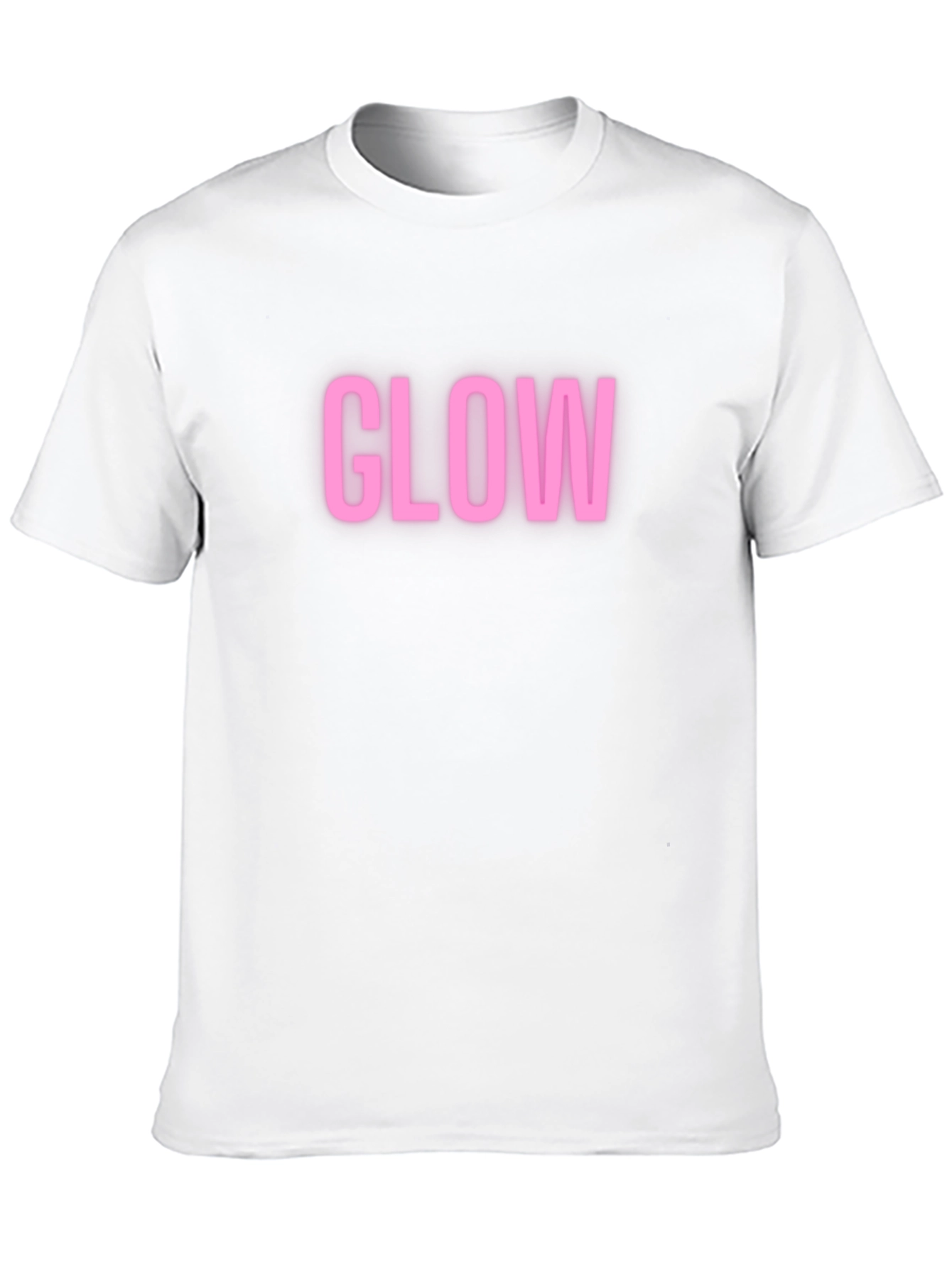 Glow Graphic Tee - Neon Pink Print