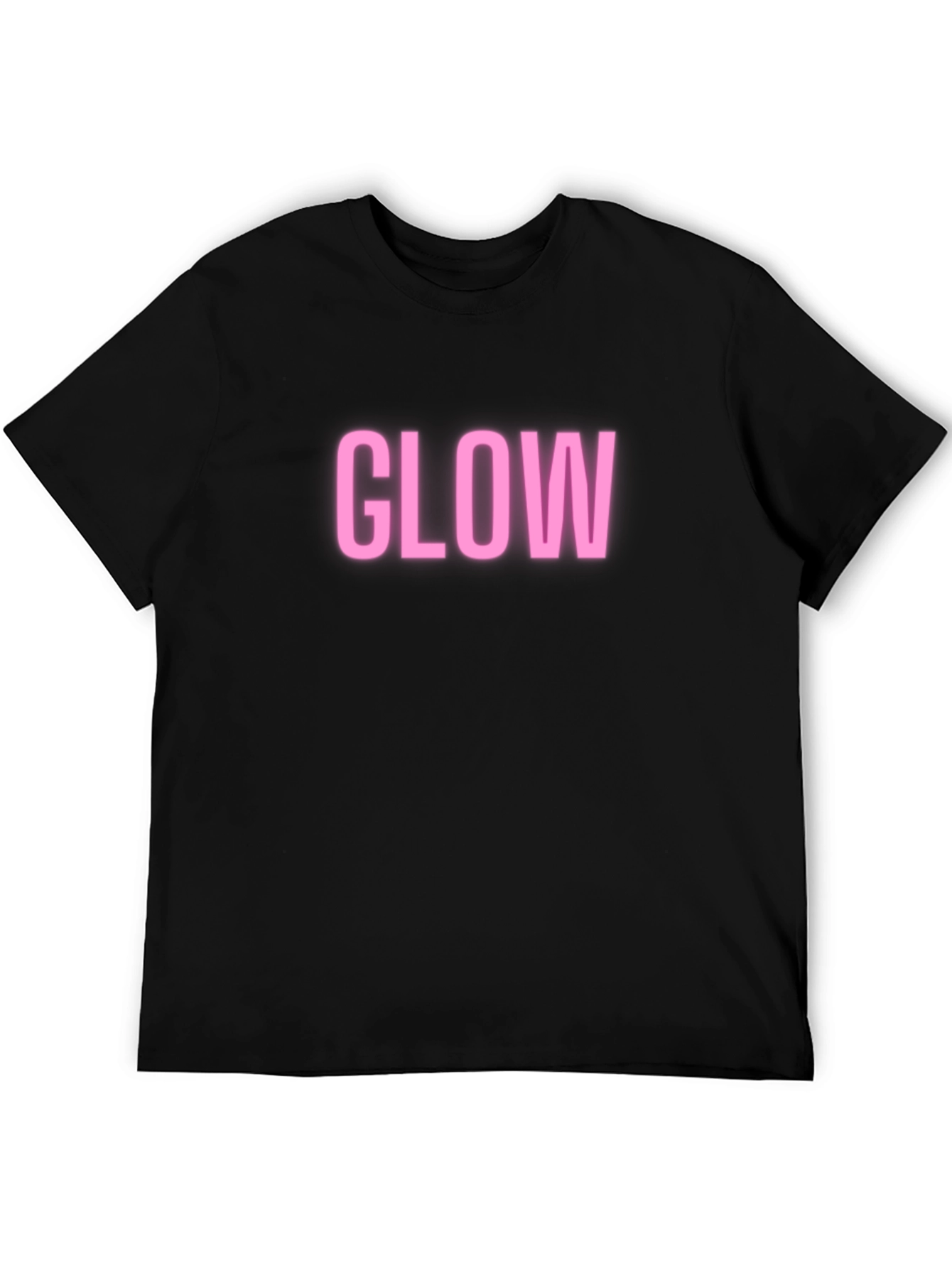 Glow Graphic Tee - Neon Pink Print