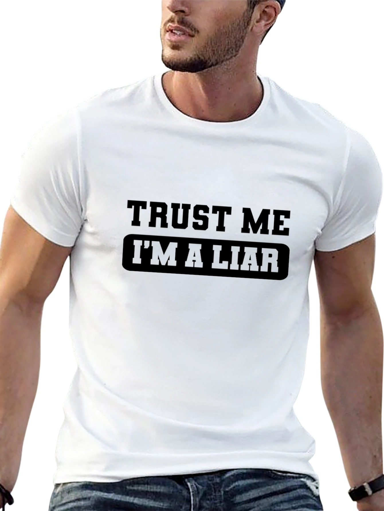 Trust Me Im A Liar Black T-Shirt