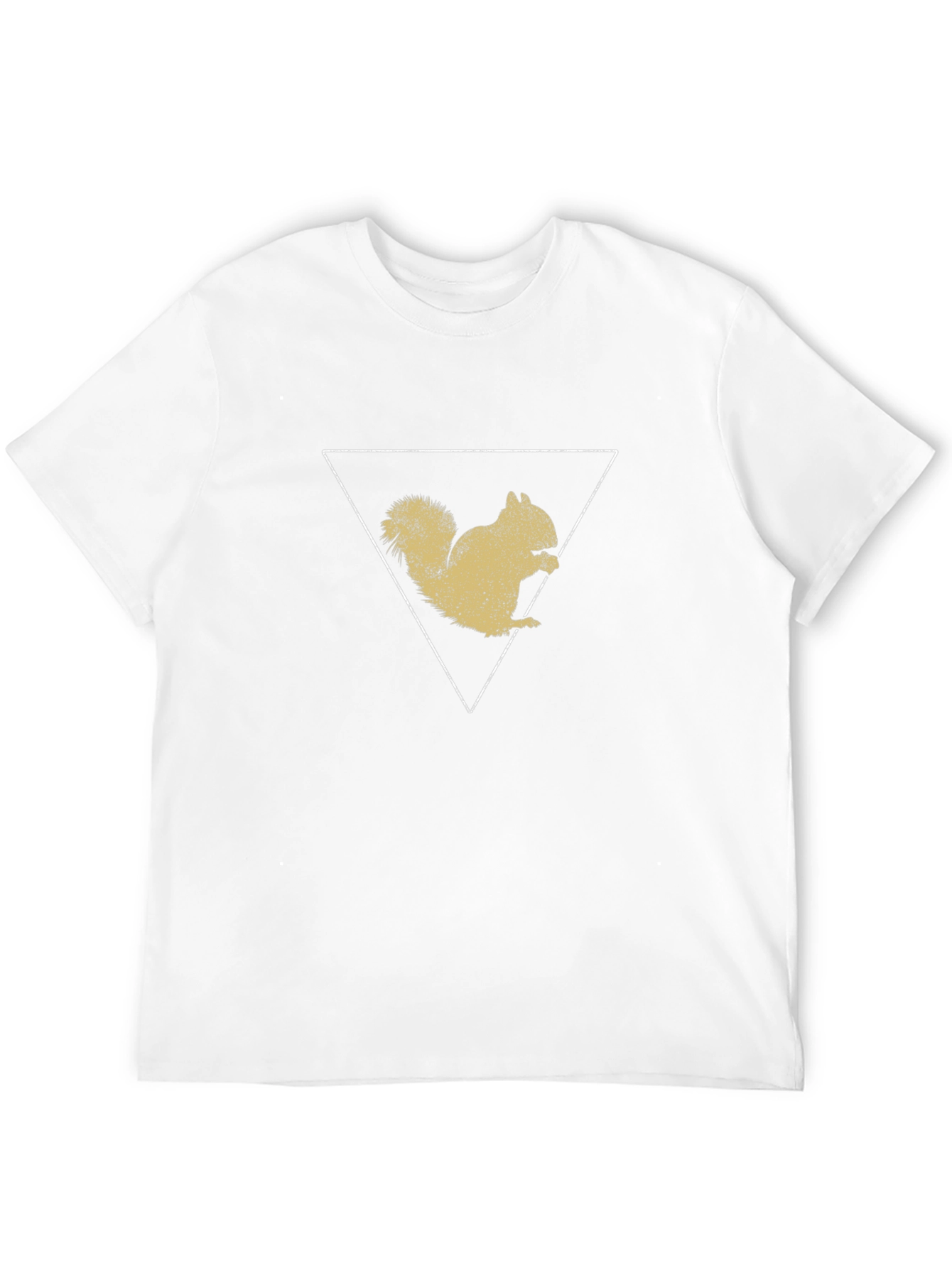 Squirrel Triangle Graphic Tee - Black