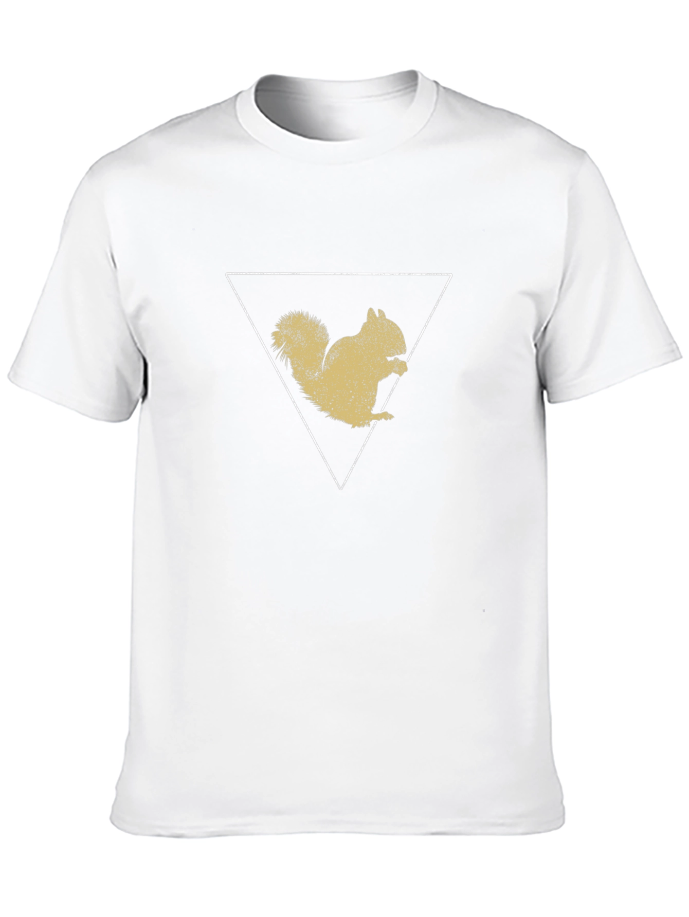 Squirrel Triangle Graphic Tee - Black
