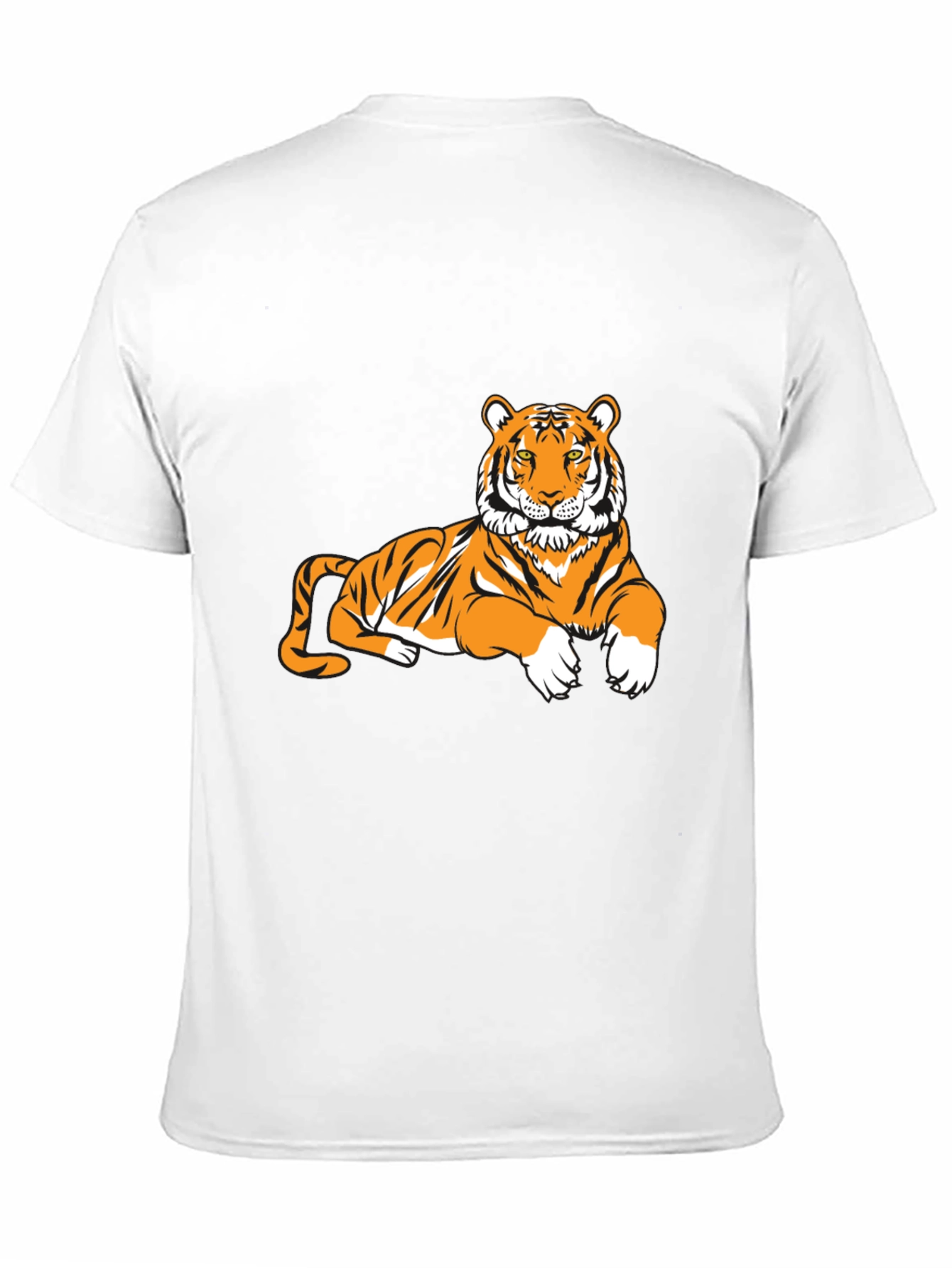 Tiger Graphic Tee - Black Short Sleeve T-Shirt