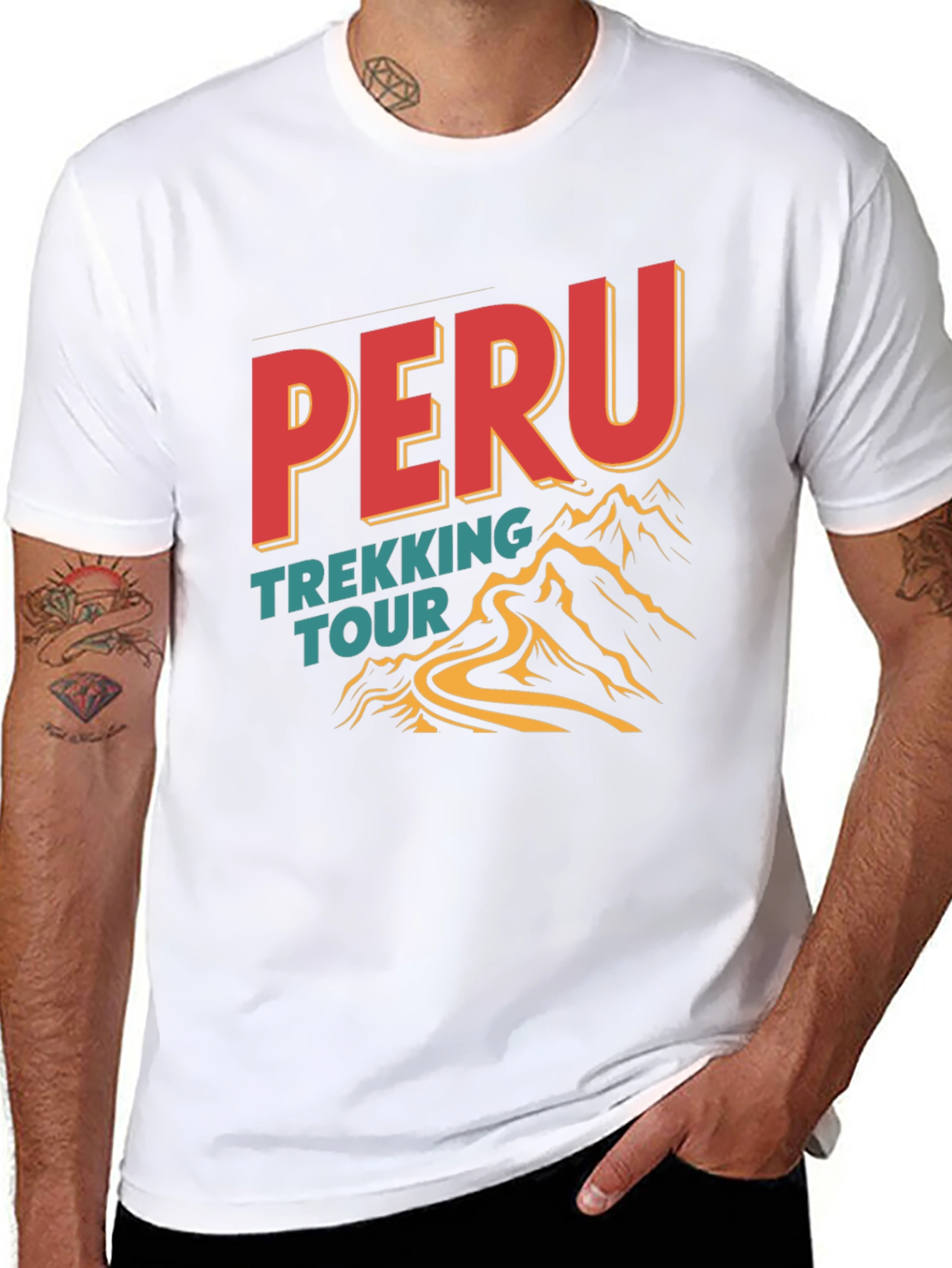 Peru Trekking Tour Graphic T-Shirt